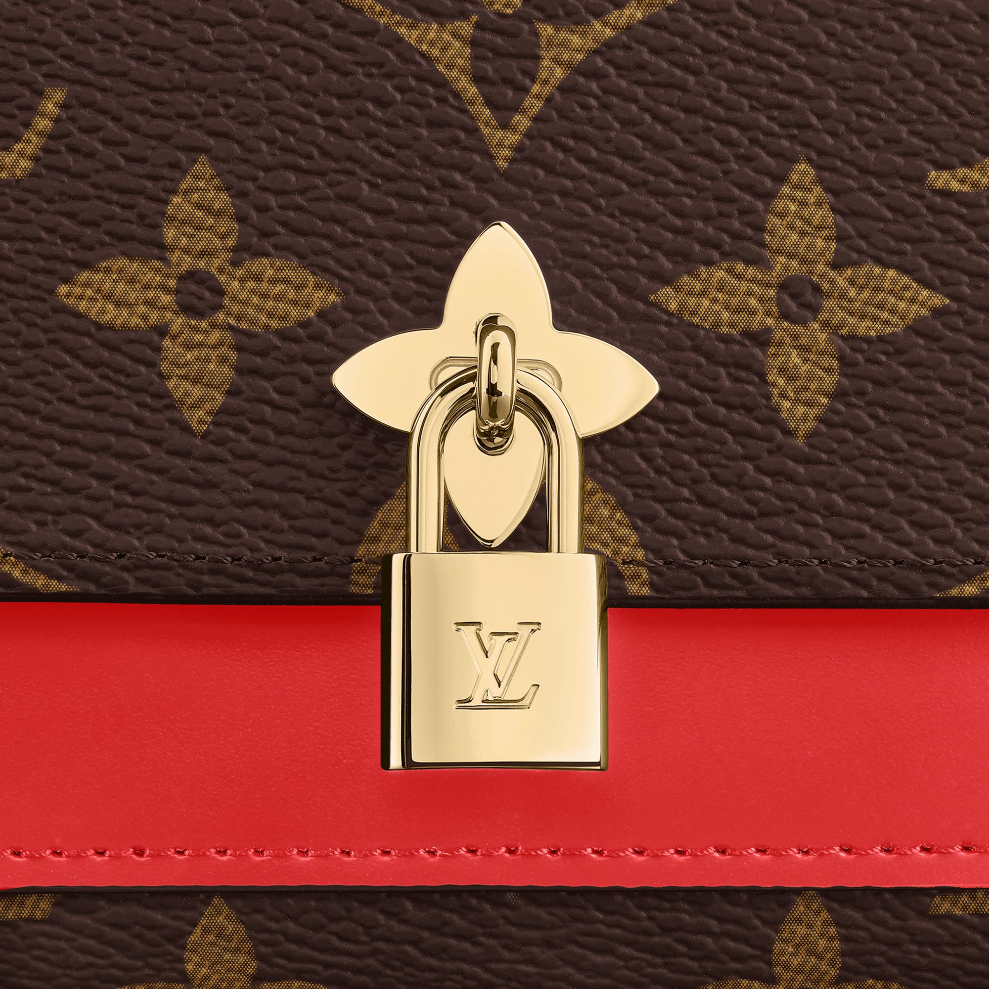 lv flower compact wallet