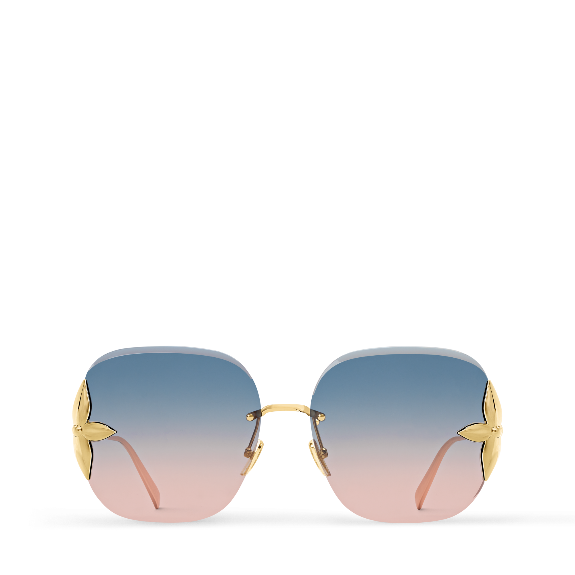 Louis Vuitton Monogram Flower Edge Sunglasses Louis Vuitton Acetate Flower Edge Round Sunglasses Z1777W  main image 4