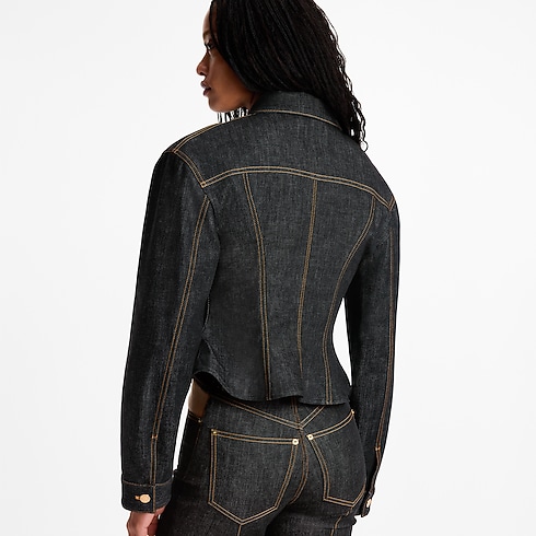 Ready-to-Wear Coats and Jackets Fluted Denim Jacket | Louis Vuitton ® (Product zoom)