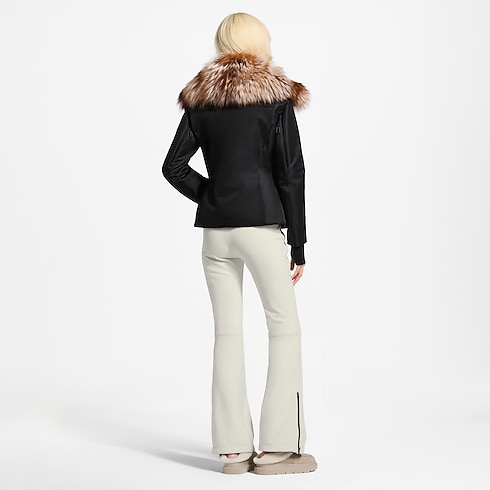Ready-to-Wear Coats and Jackets Fox Collar Belted Ski Jacket | Louis Vuitton ® (Product zoom)