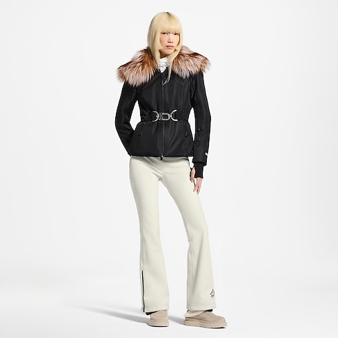 Ready-to-Wear Coats and Jackets Fox Collar Belted Ski Jacket | Louis Vuitton ® (Product zoom)