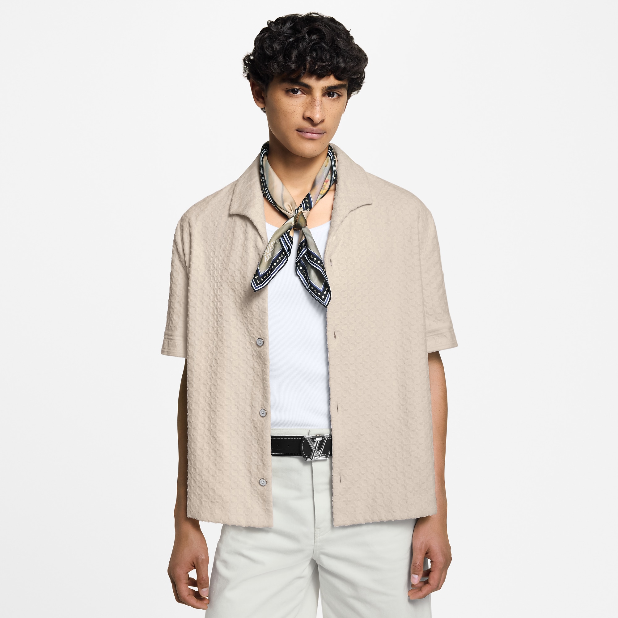 French Terry Short-Sleeved Shirt
