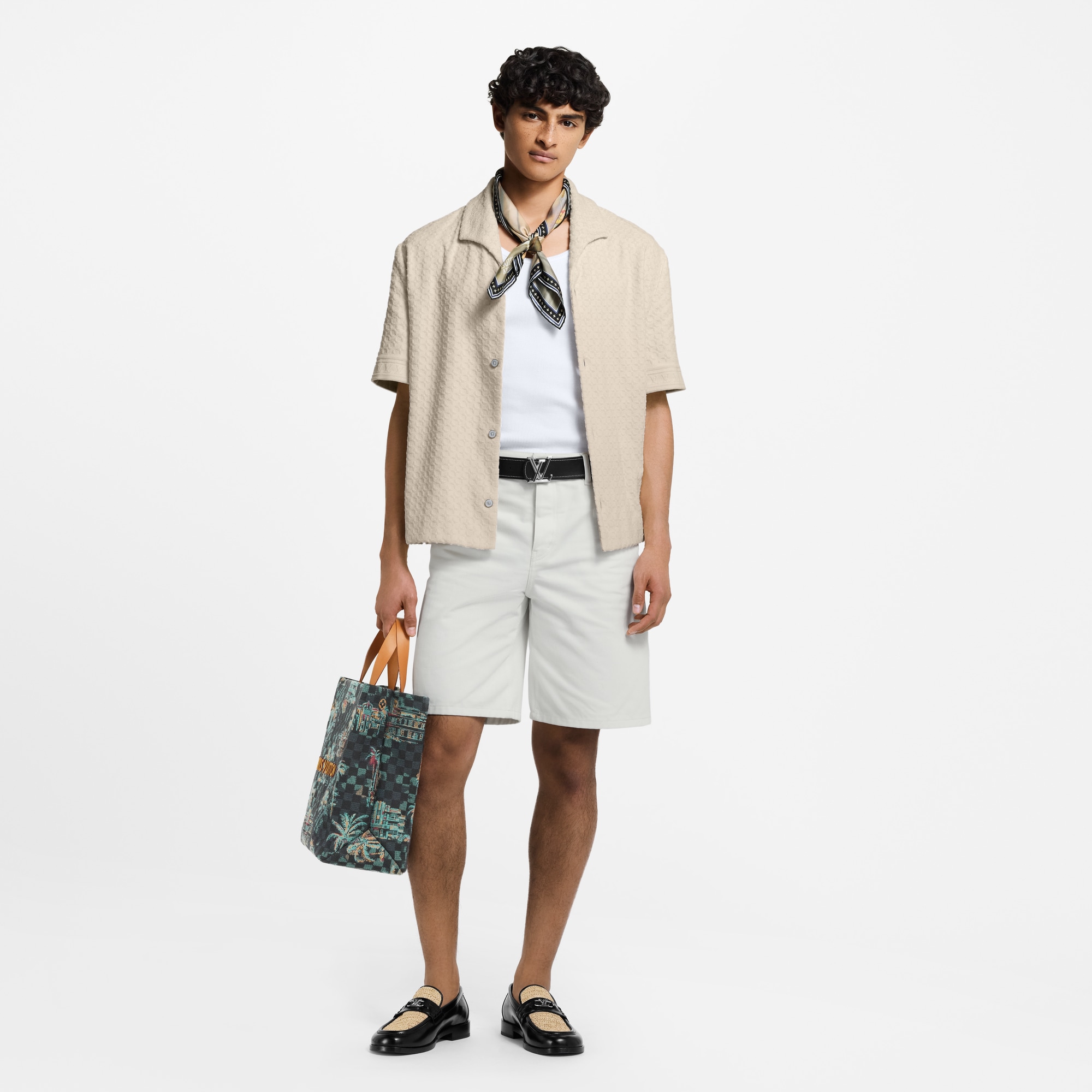  Ready-to-Wear Shirts French Terry Short-Sleeved Shirt | Louis Vuitton ® (Product zoom)