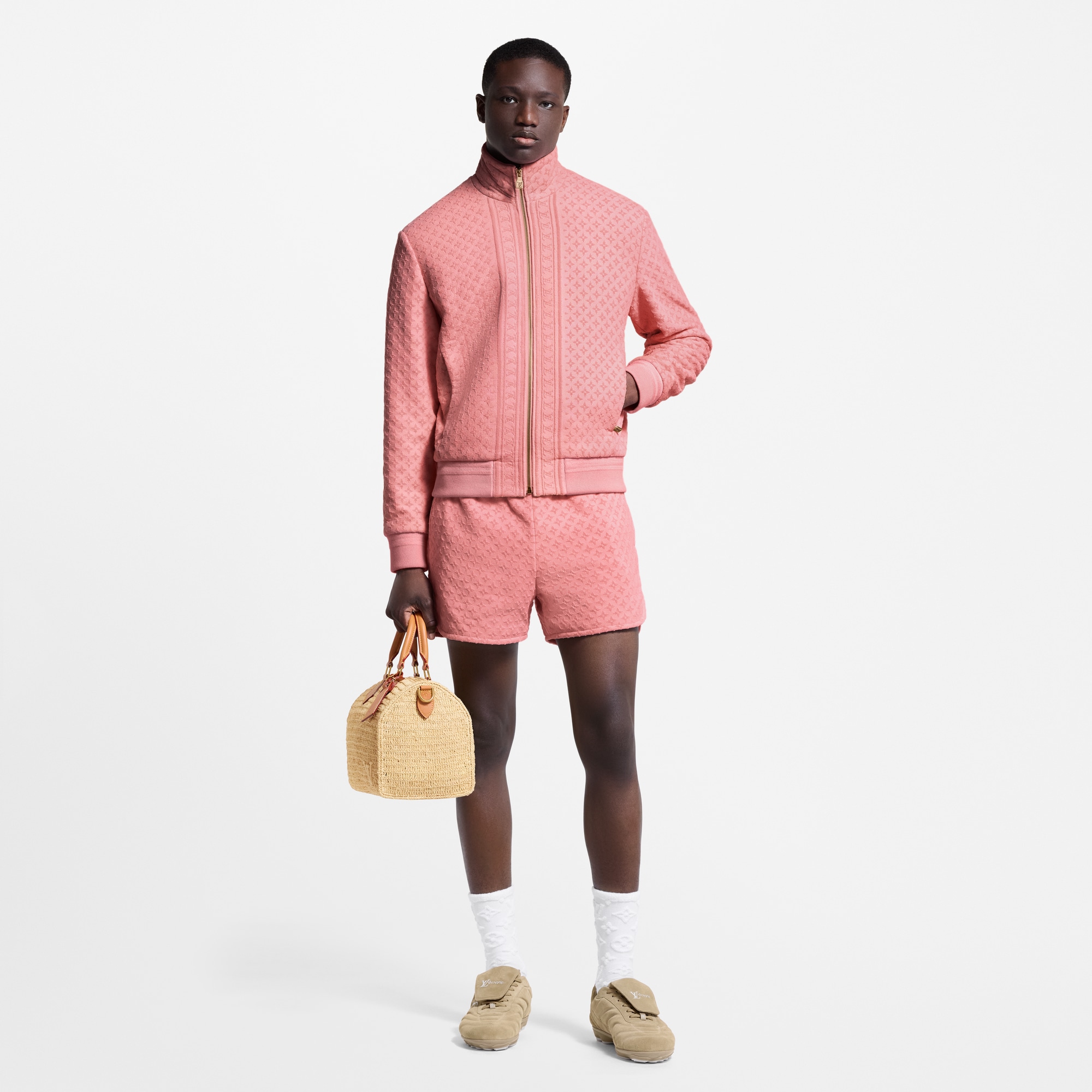  Ready-to-Wear Pants French Terry Track Shorts | Louis Vuitton ® (Product zoom)