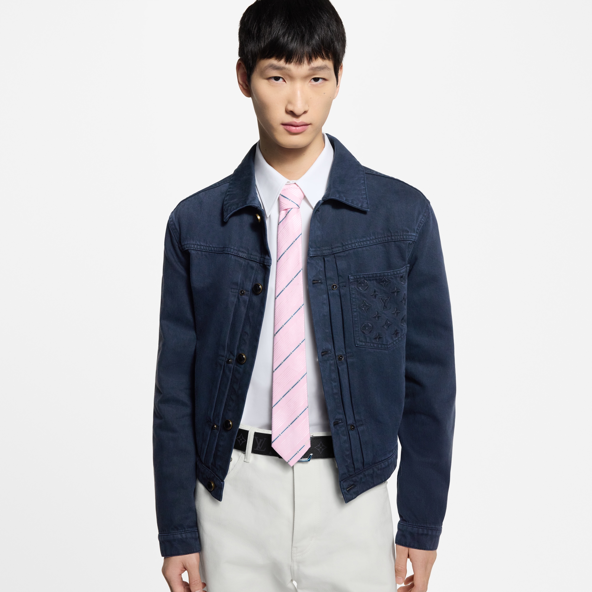 S00 Accessories Ties and Pocket Squares Fresh Stripes Tie | Louis Vuitton ® (Product zoom)