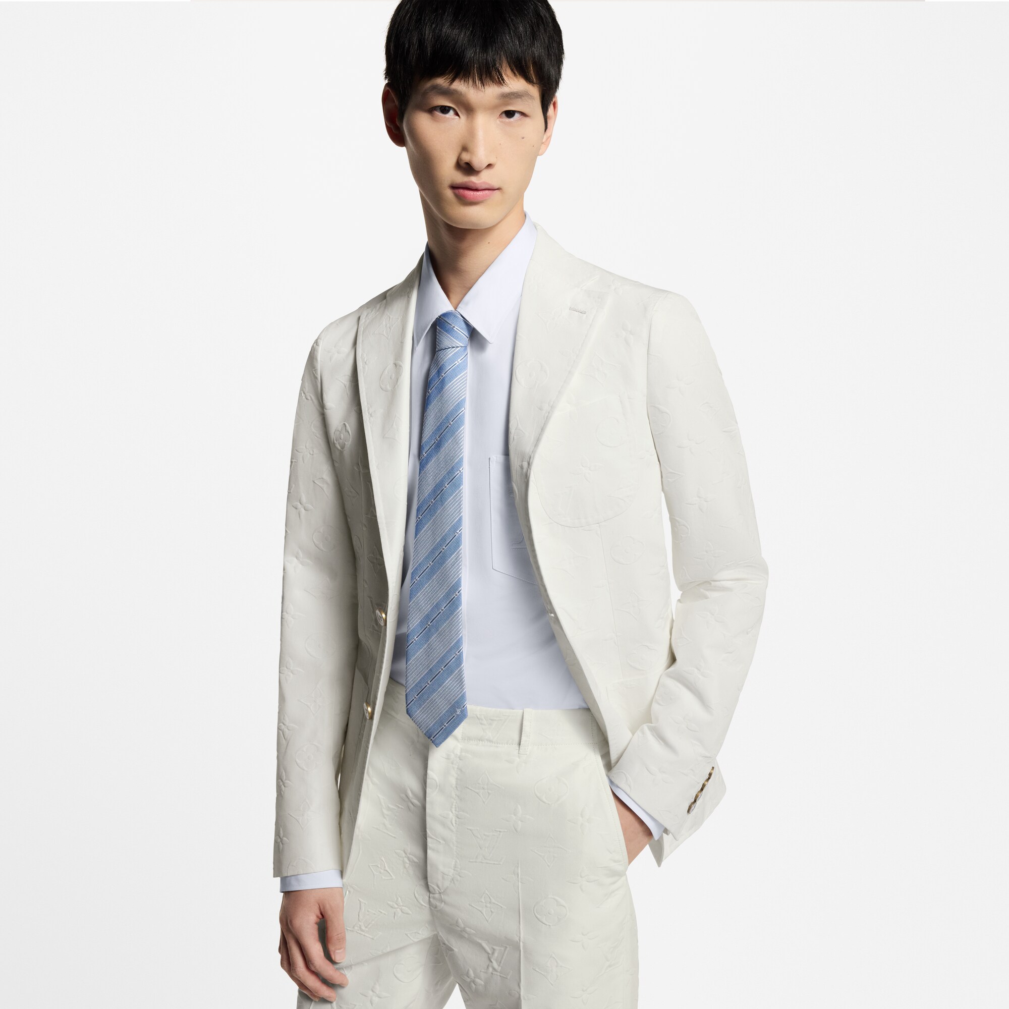 S00 Accessories Ties and Pocket Squares Fresh Stripes Tie | Louis Vuitton ® (Product zoom)