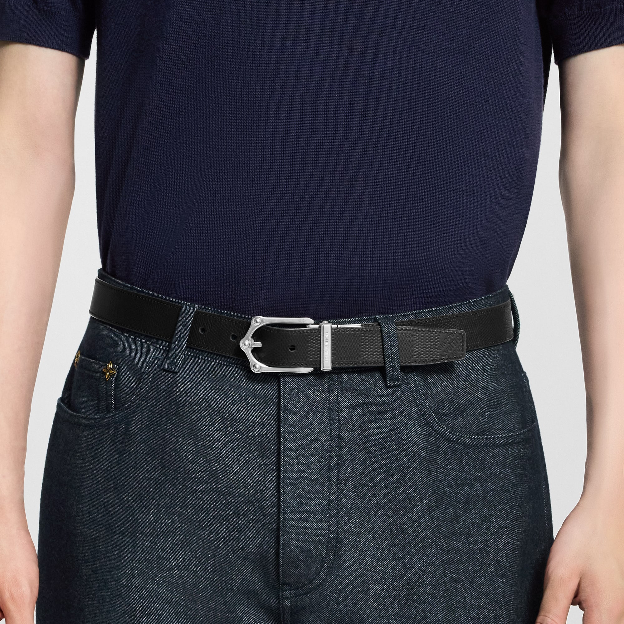  Accessories Belts Frog 30mm Reversible Belt | Louis Vuitton ® (Product zoom)