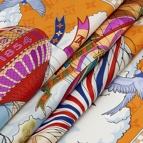 S00 Accessories Silk Squares and Bandeaus From The Cloud Square 90 | Louis Vuitton ® (Product zoom)