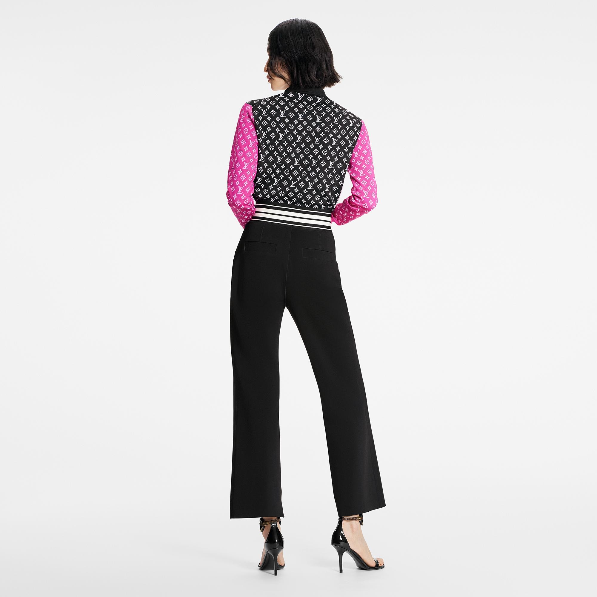  Discontinued Product Obs 1 Fuchsia Accent Polo Knit Top | Louis Vuitton ® (Product zoom)