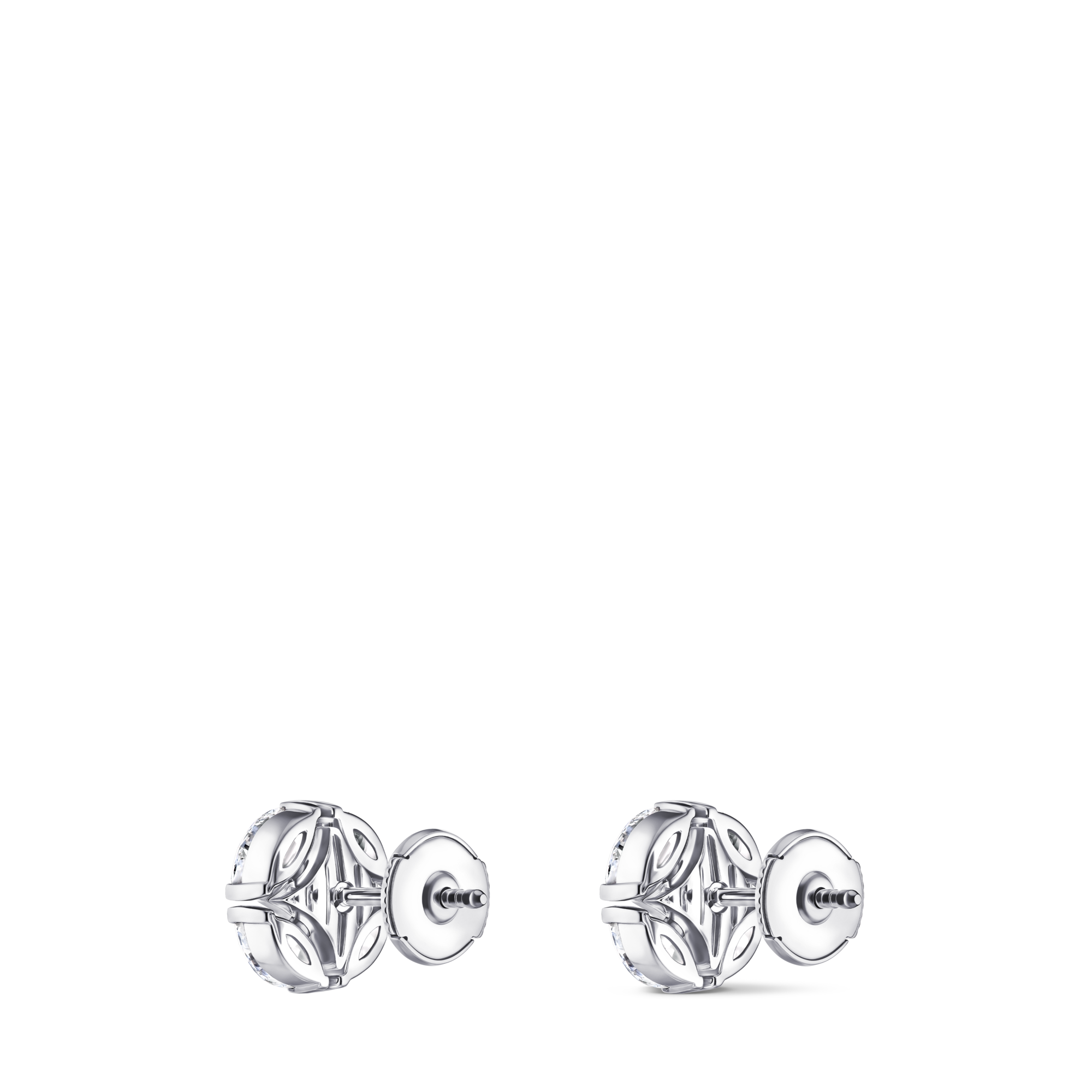  Jewelry Earrings Galaxie Ear Studs, White Gold and Diamonds | Louis Vuitton ® (Product zoom)