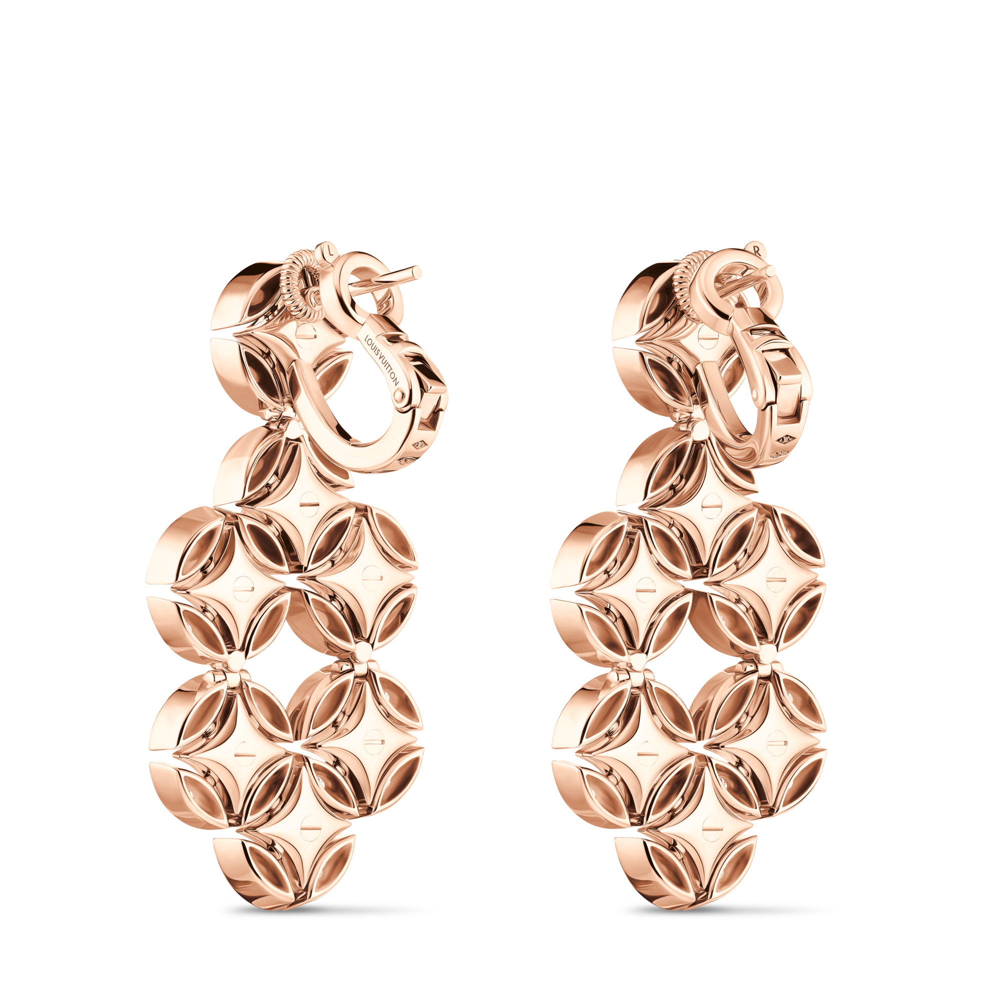  Jewelry Earrings Galaxie Earrings, Rose Gold and Diamonds | Louis Vuitton ® (Product zoom)