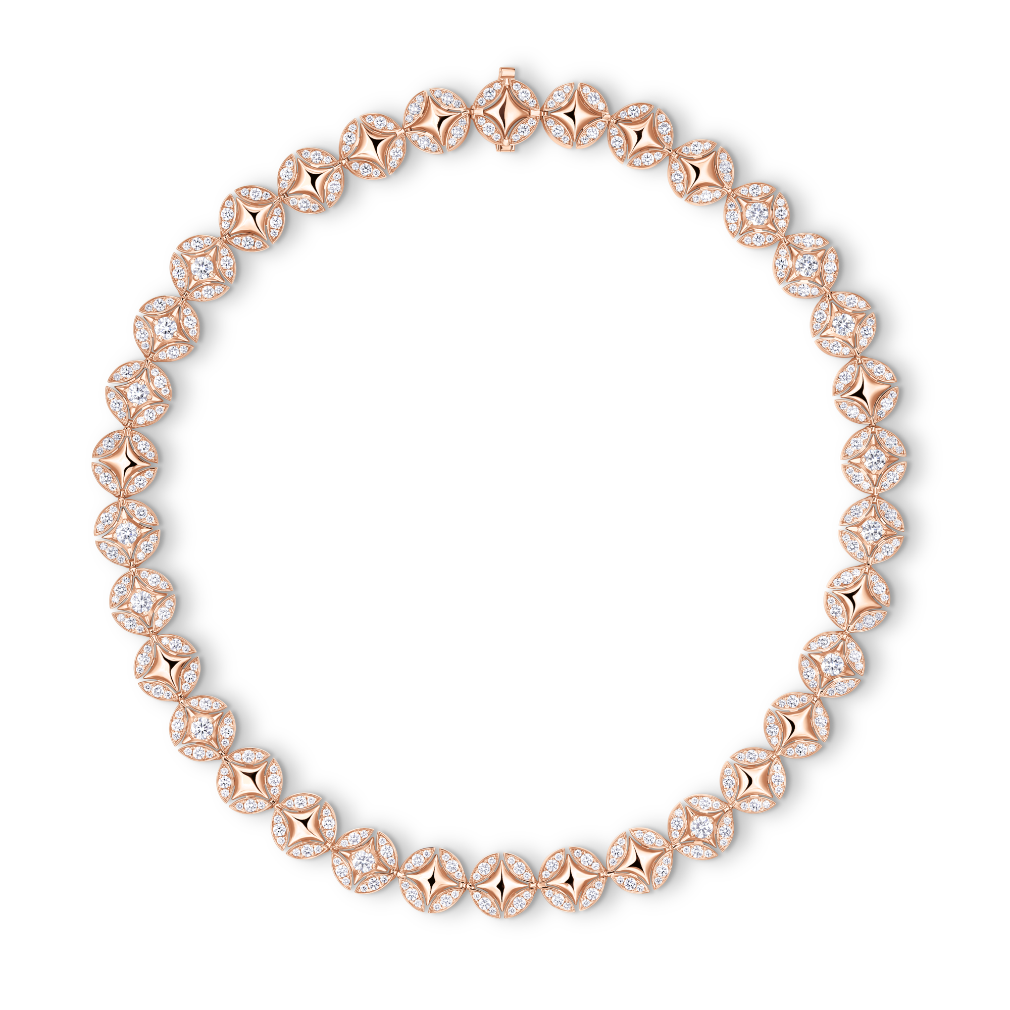  Jewelry Necklaces and Pendants Galaxie Long Necklace, Rose Gold and Diamonds | Louis Vuitton ® (Product zoom)