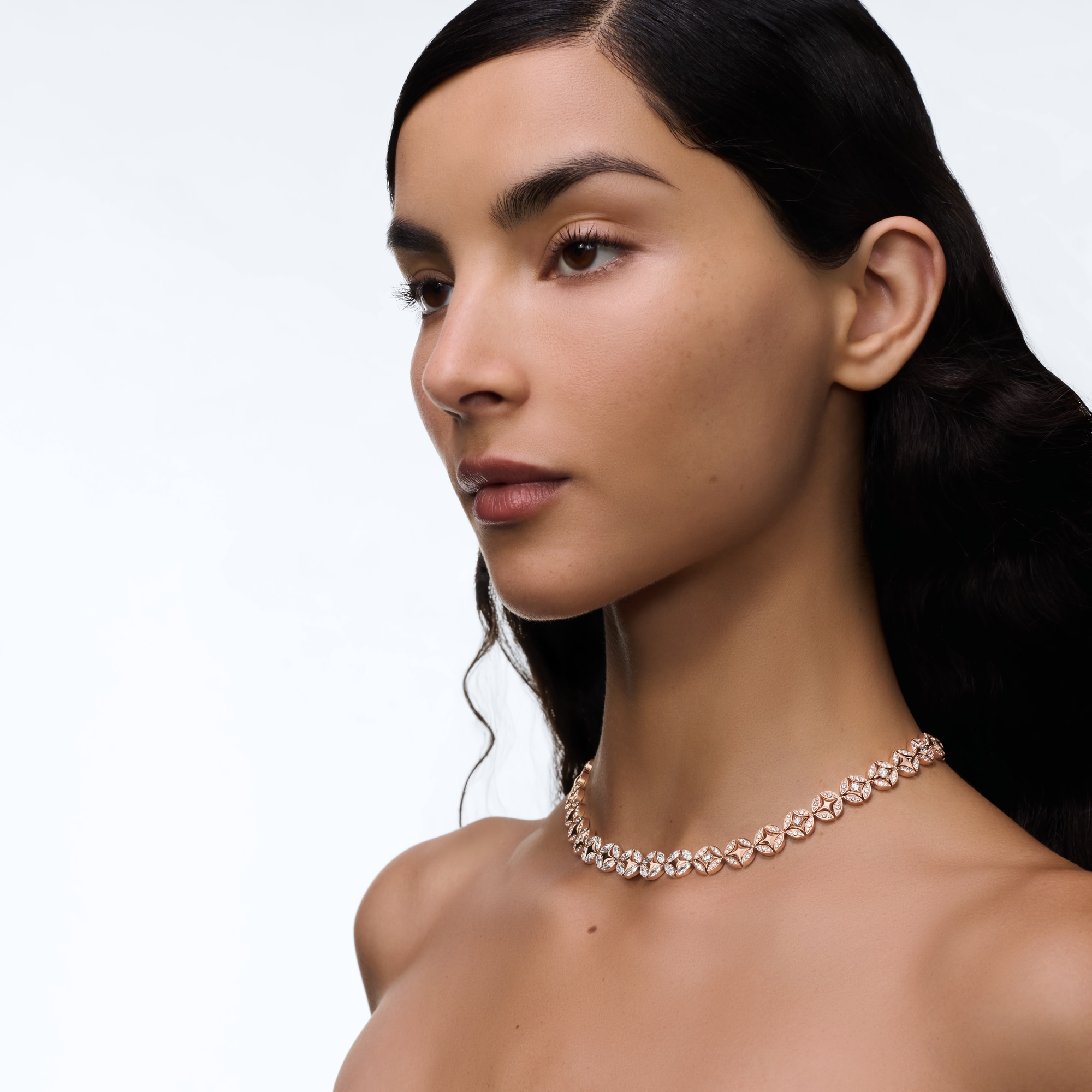  Jewelry Necklaces and Pendants Galaxie Necklace, Rose Gold and Diamonds | Louis Vuitton ® (Product zoom)