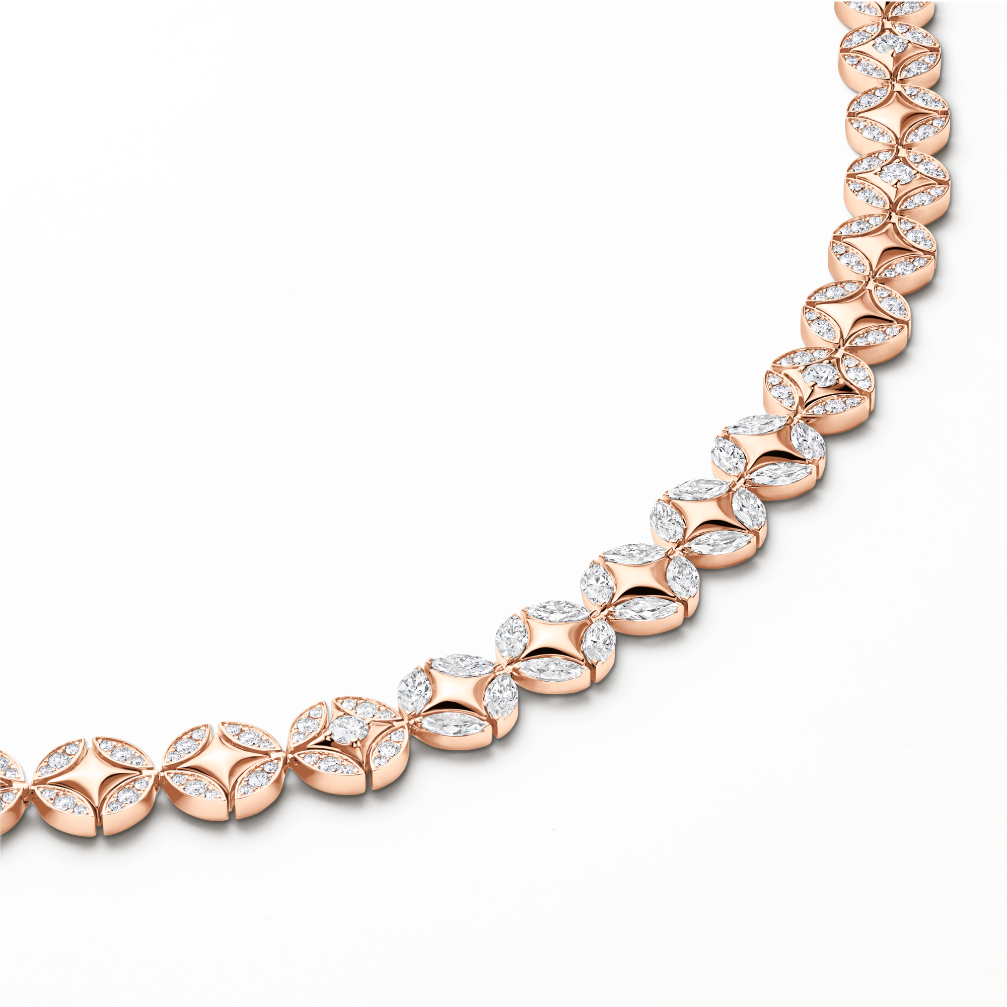  Jewelry Necklaces and Pendants Galaxie Necklace, Rose Gold and Diamonds | Louis Vuitton ® (Product zoom)