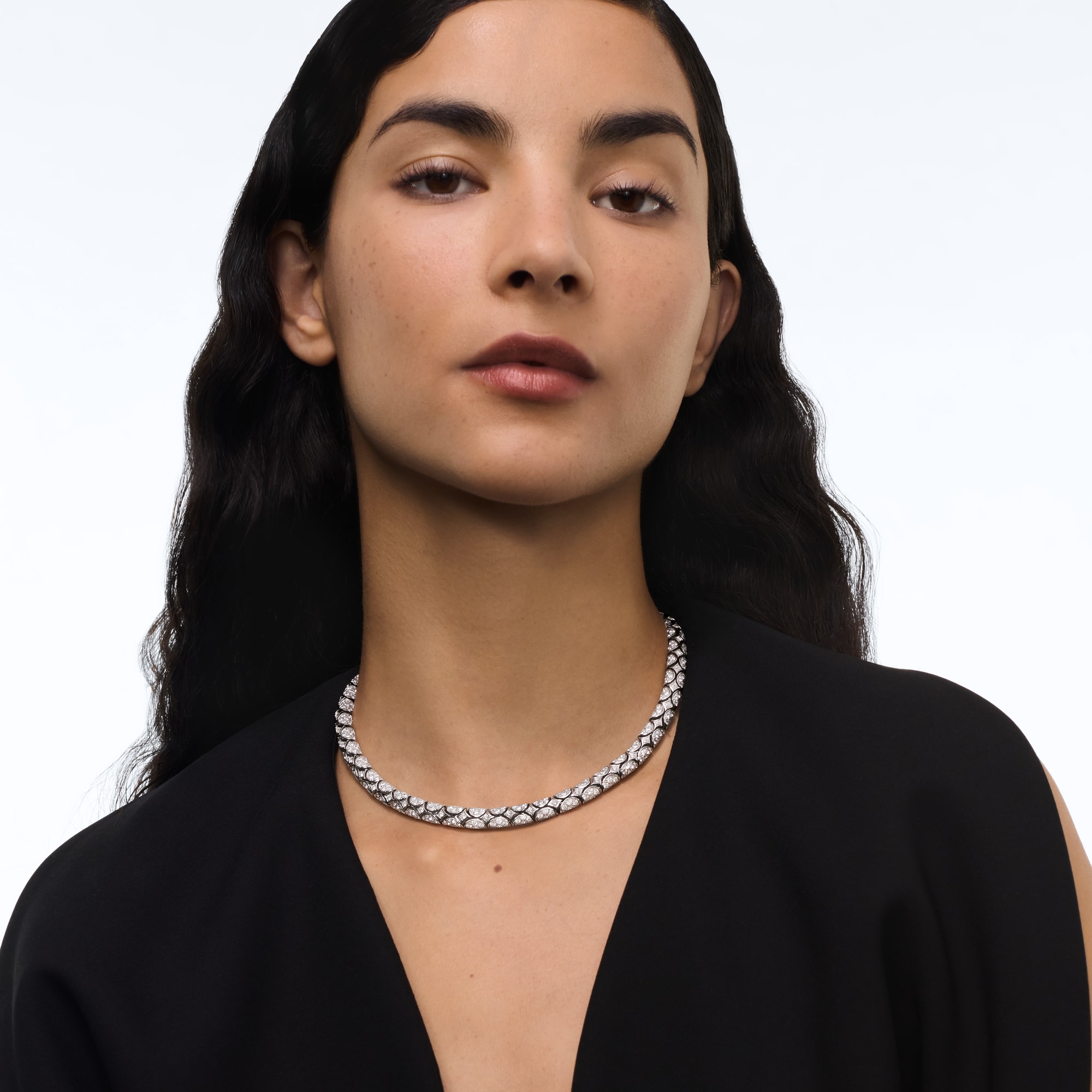  Jewelry Necklaces and Pendants Galaxie Necklace, White Gold and Diamonds | Louis Vuitton ® (Product zoom)