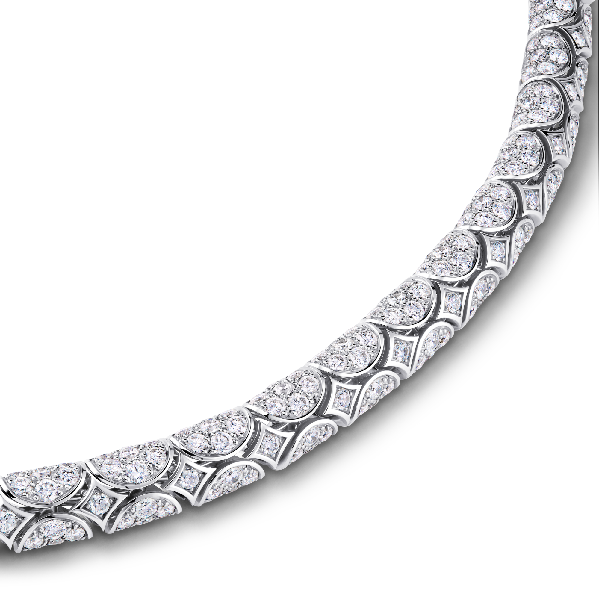  Jewelry Necklaces and Pendants Galaxie Necklace, White Gold and Diamonds | Louis Vuitton ® (Product zoom)