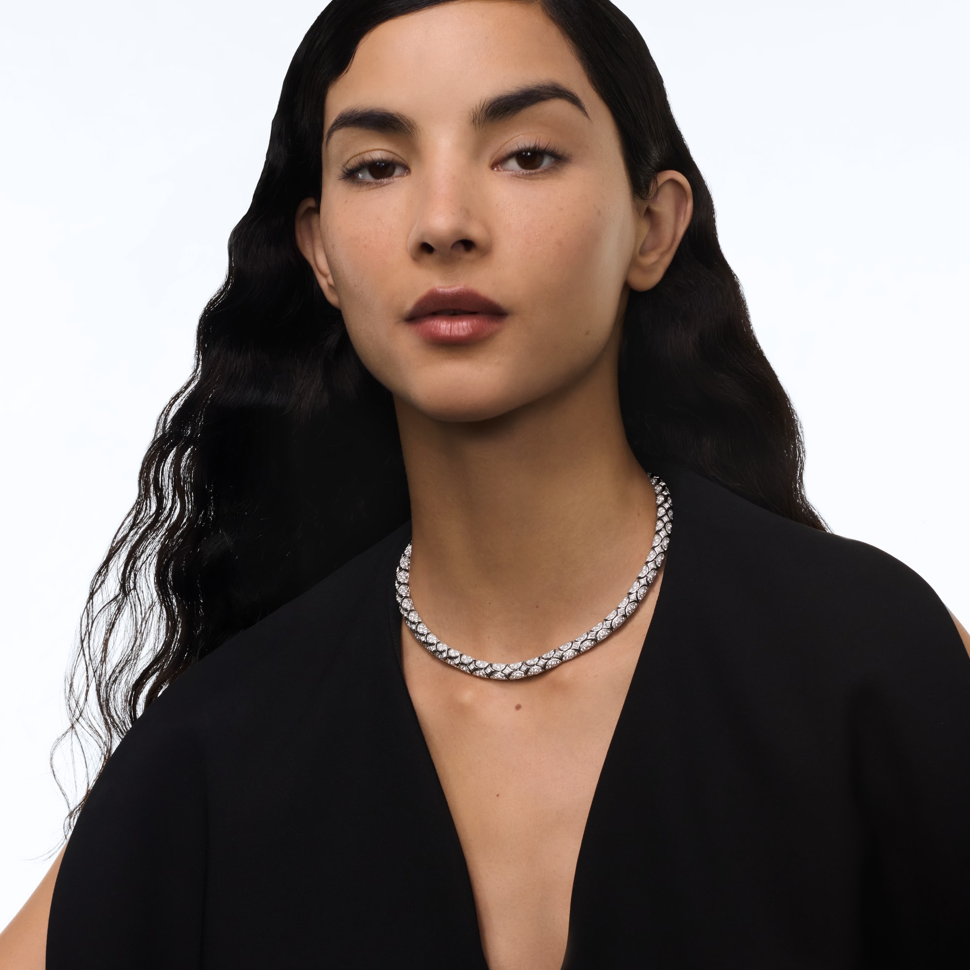  Jewelry Necklaces and Pendants Galaxie Necklace, White Gold and Diamonds | Louis Vuitton ® (Product zoom)