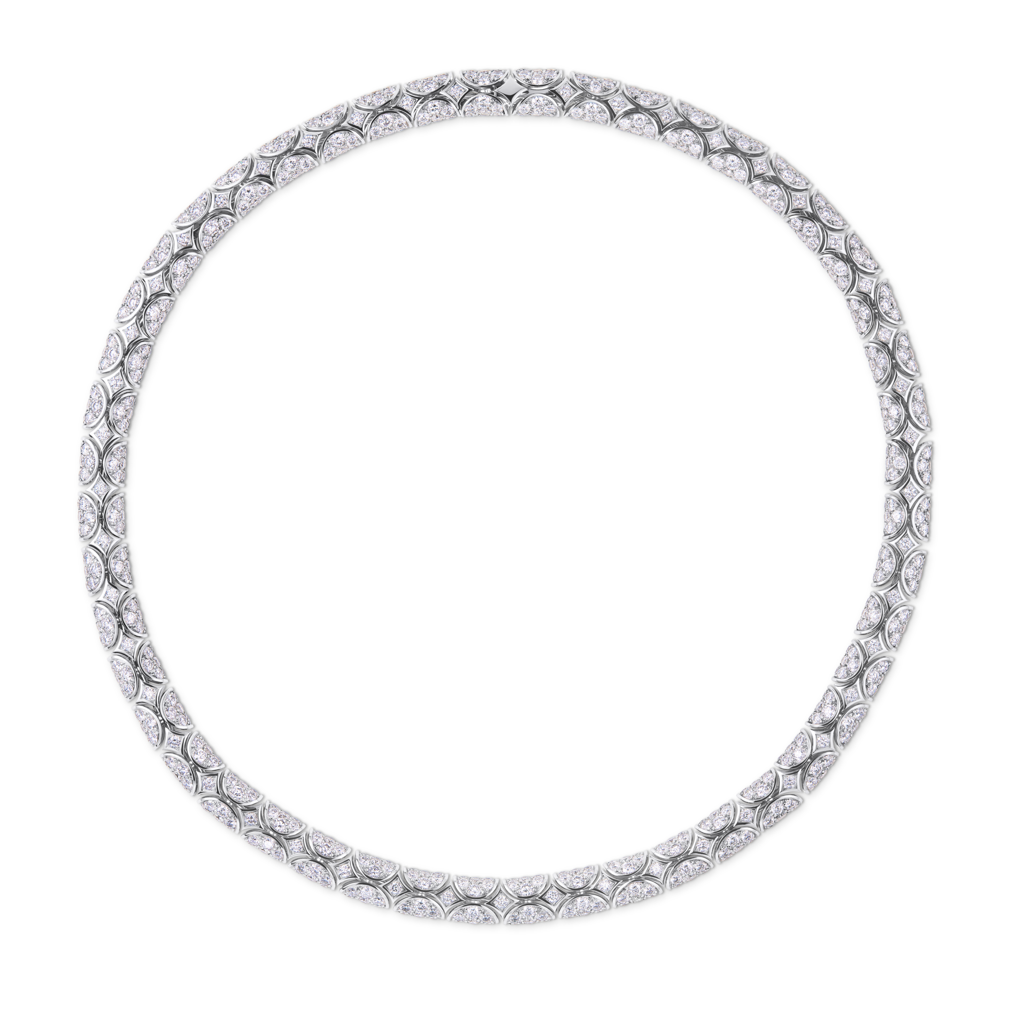  Jewelry Necklaces and Pendants Galaxie Necklace, White Gold and Diamonds | Louis Vuitton ® (Product zoom)