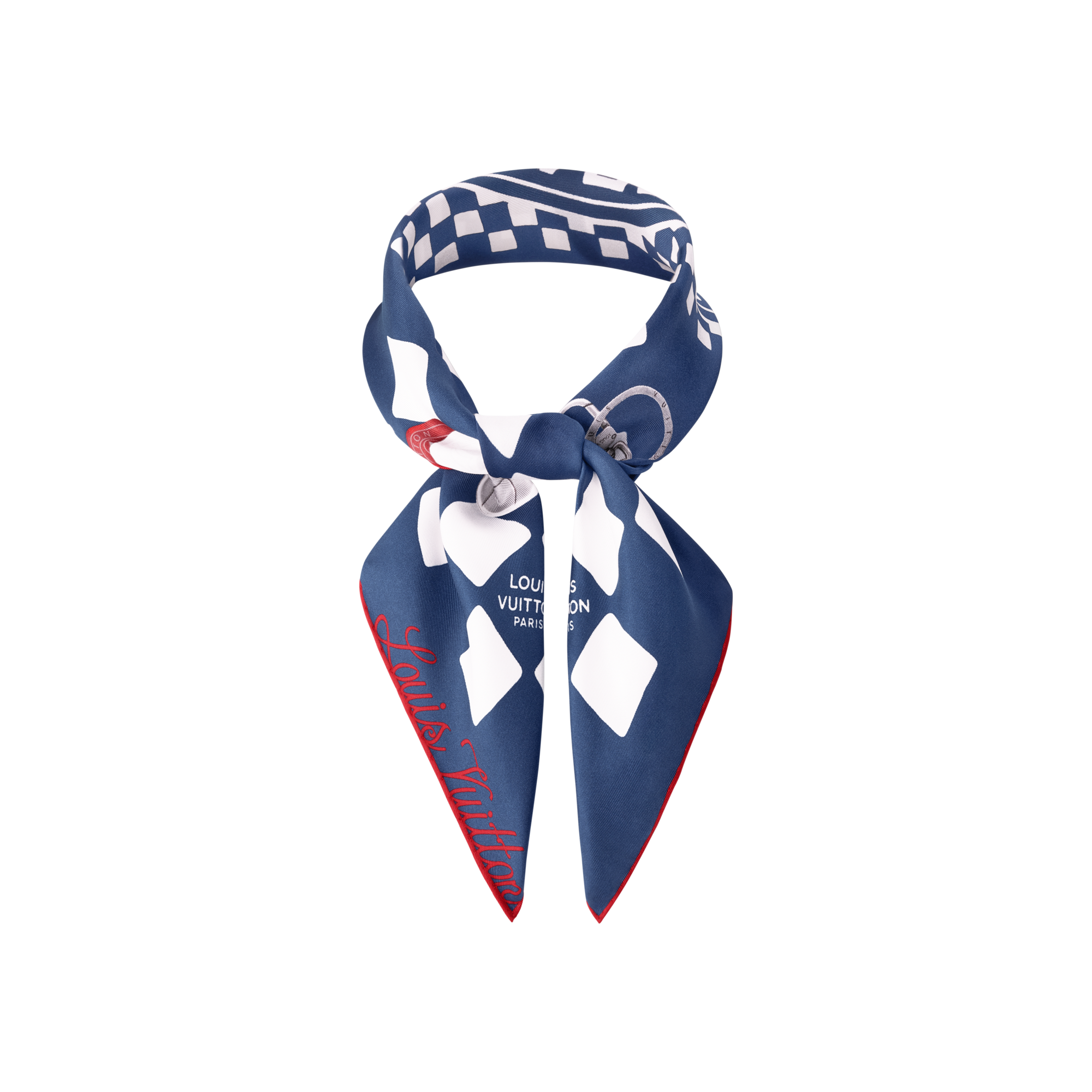 S00 Accessories Silk and Bandanas Game Scene Bandana | Louis Vuitton ® (Product zoom)
