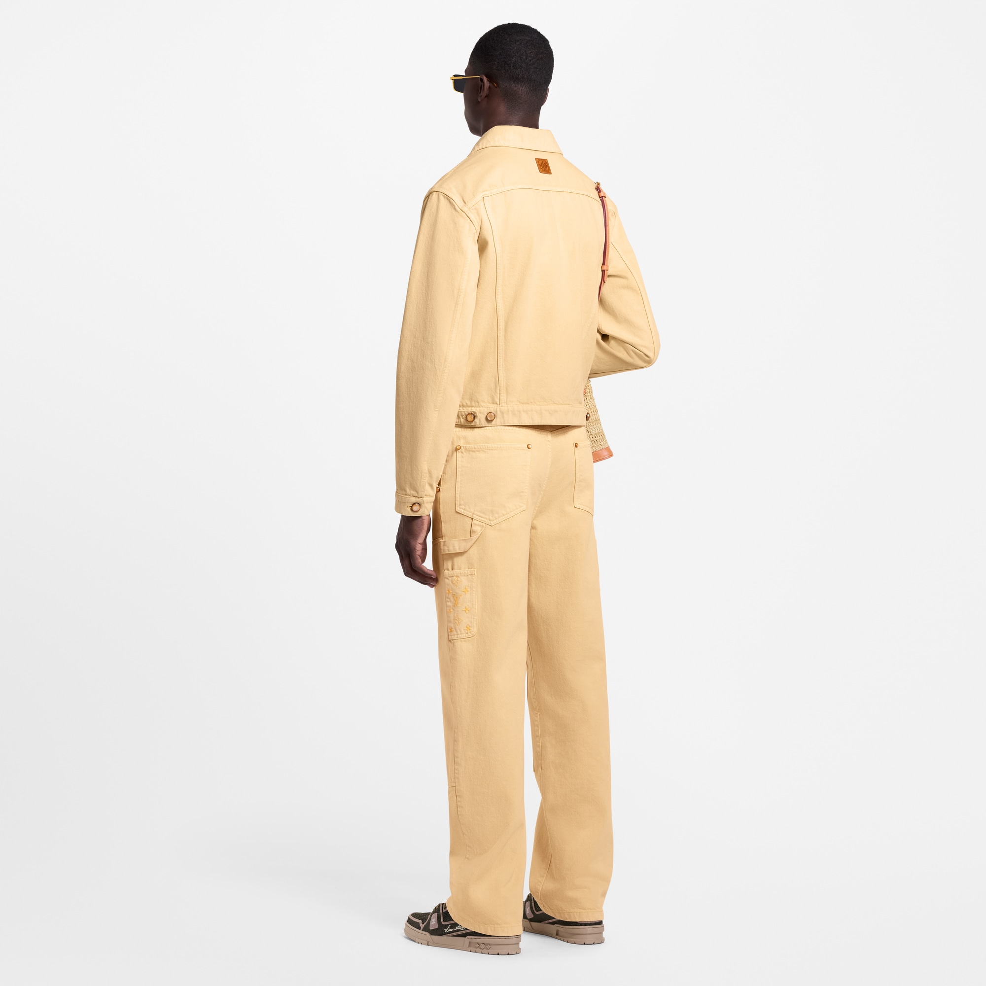 Ready-to-Wear Denim Garment-Dyed Denim Carpenter Pants | Louis Vuitton ® (Product zoom)