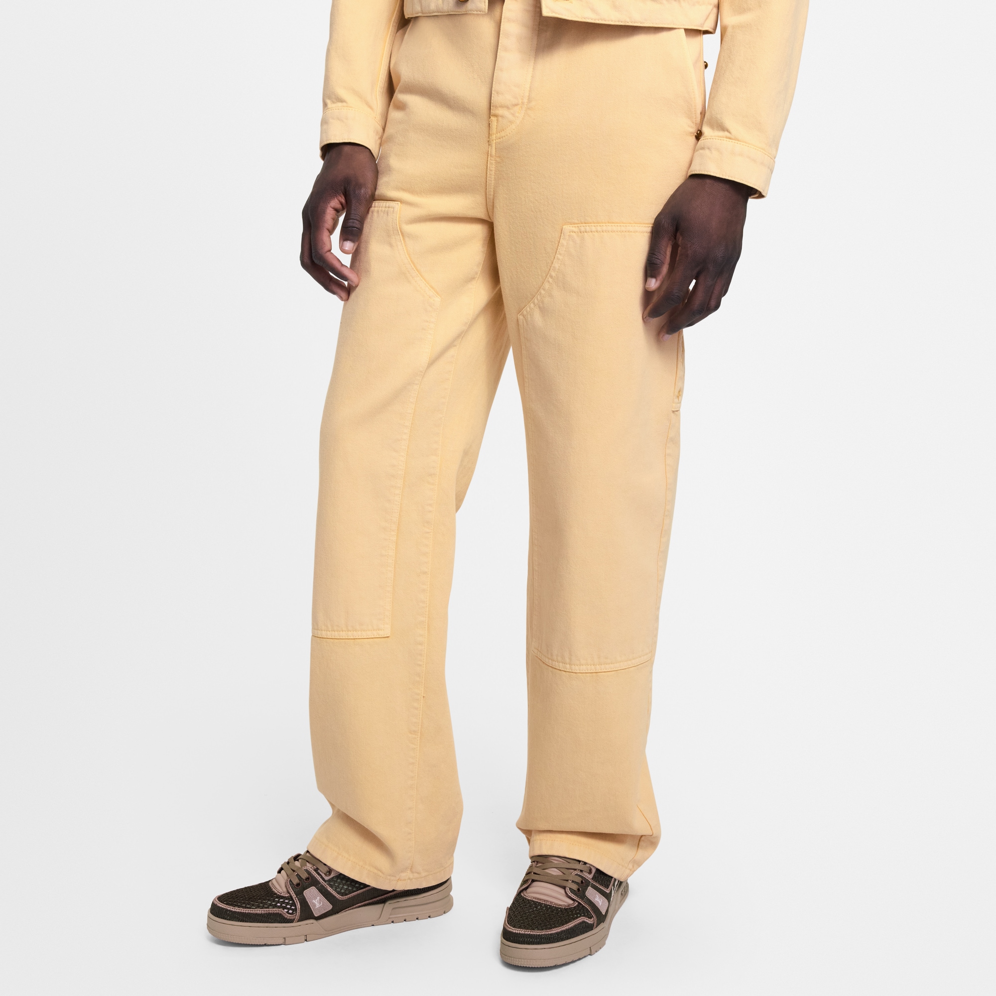  Ready-to-Wear Denim Garment-Dyed Denim Carpenter Pants | Louis Vuitton ® (Product zoom)