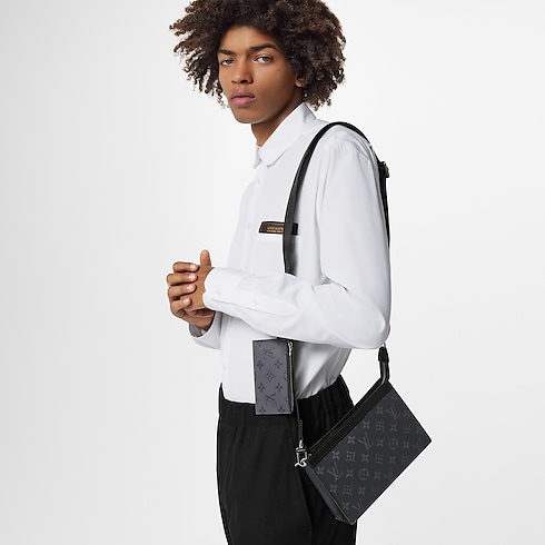 Monogram Eclipse Small Leather Goods All Small Leather Goods Gaston Wearable Wallet | Louis Vuitton ® (Product zoom)