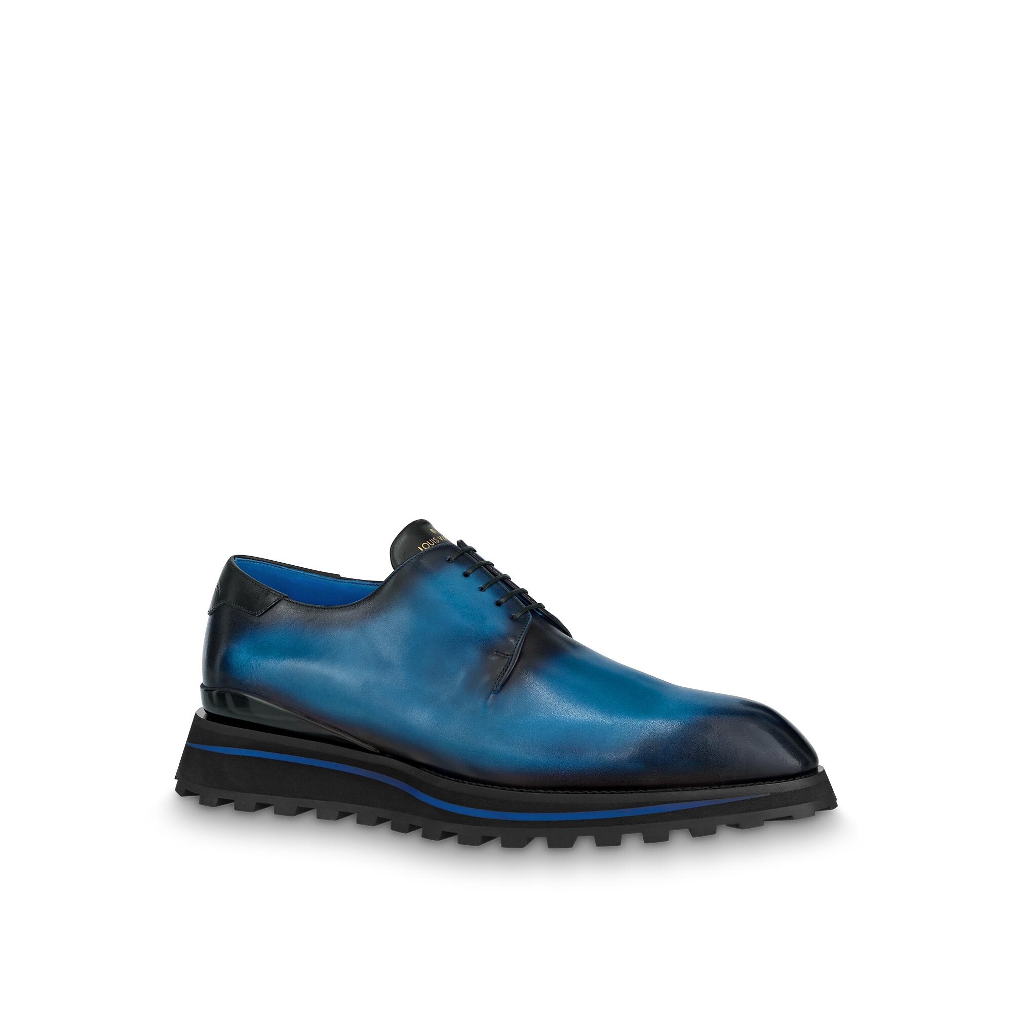 louis vuitton blue dress shoes