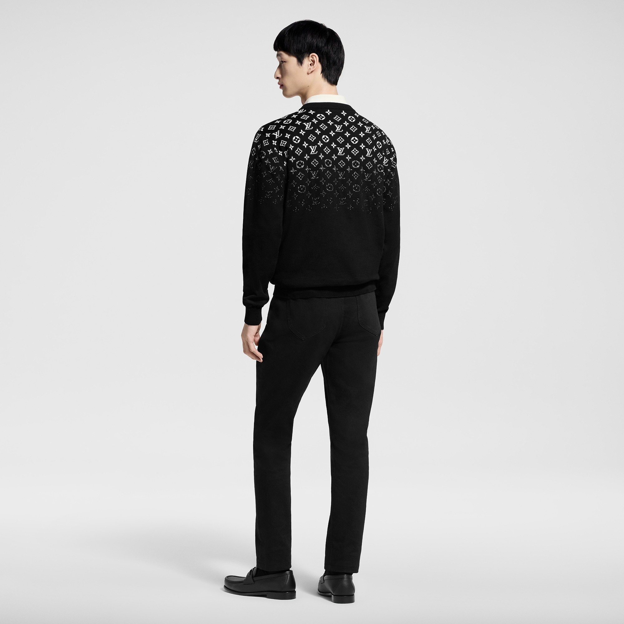 Gradient Cotton Crewneck