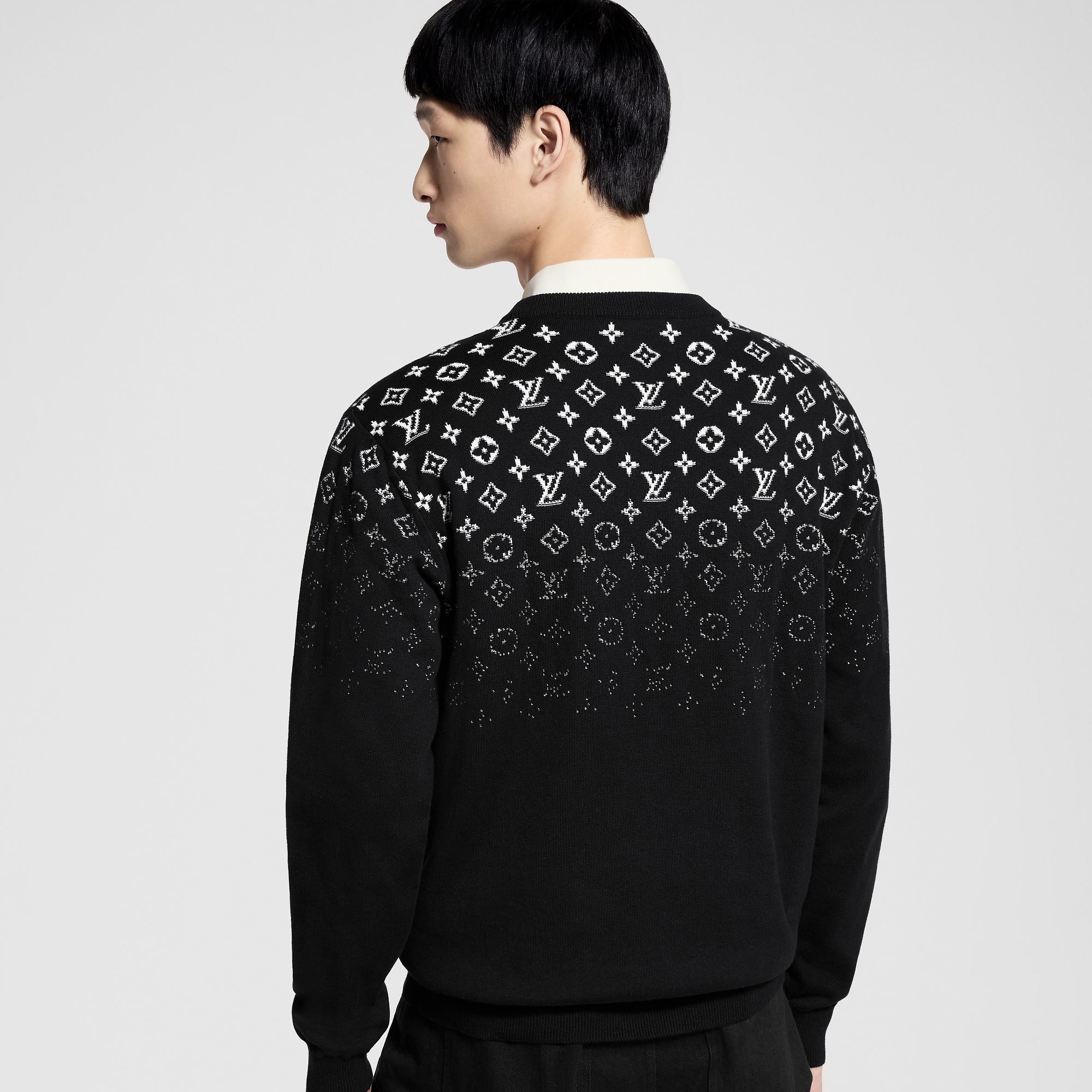 Gradient Cotton Crewneck