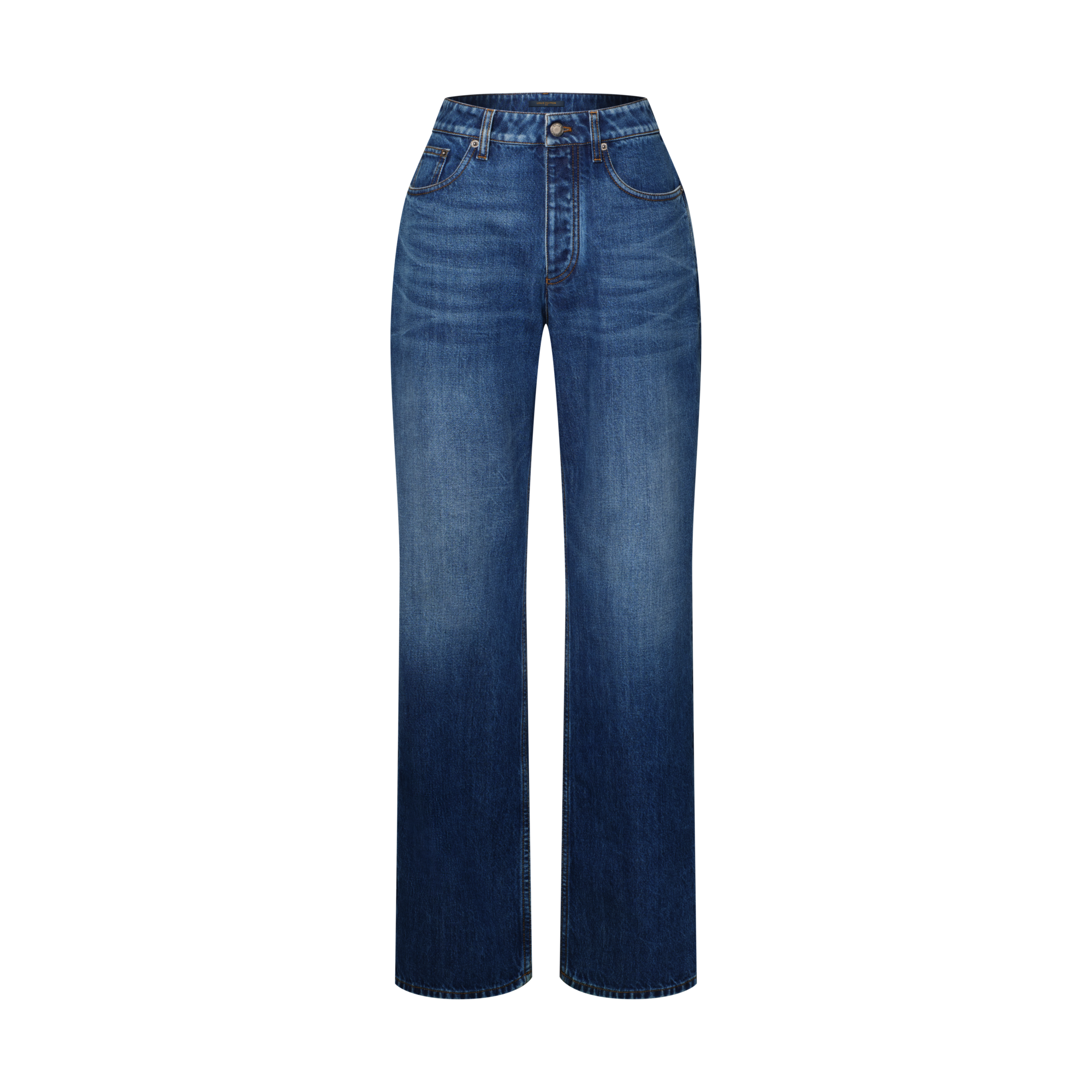 Gradient Denim Straight-Cut Jeans - Women - Ready-to-Wear | LOUIS 