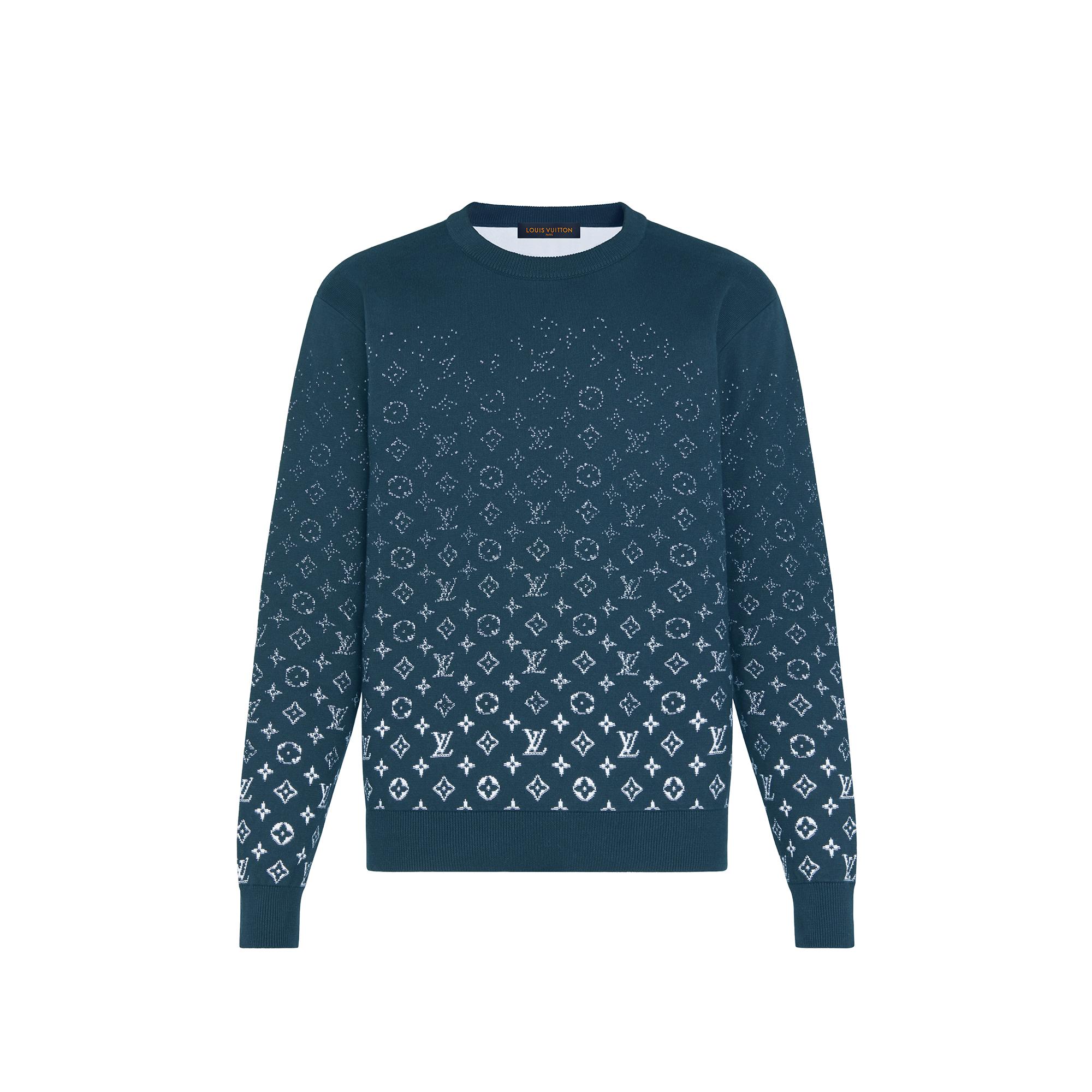 black gradient crewneck