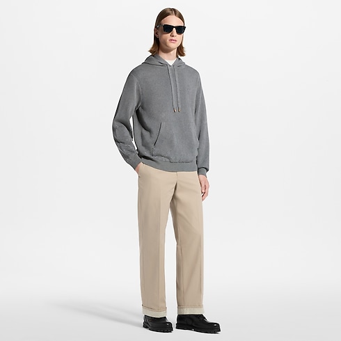 Ready-to-Wear All Ready-to-Wear Gradient Signature Jacquard Hoodie | Louis Vuitton ® (Product zoom)