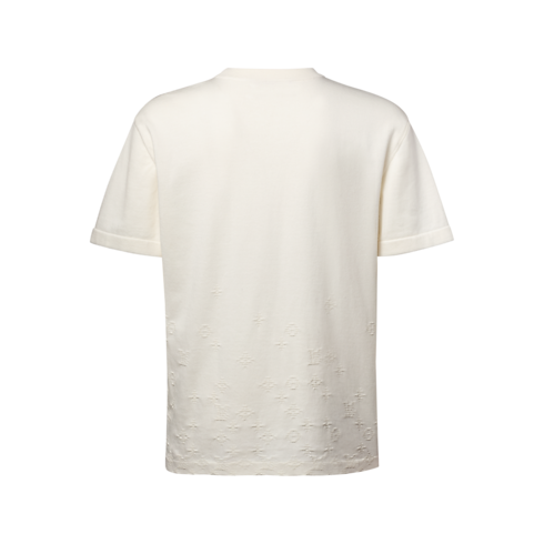 Ready-to-Wear Knitwear and Sweatshirts Gradient Signature Jacquard Short-Sleeved Crewneck | Louis Vuitton ® (Product zoom)