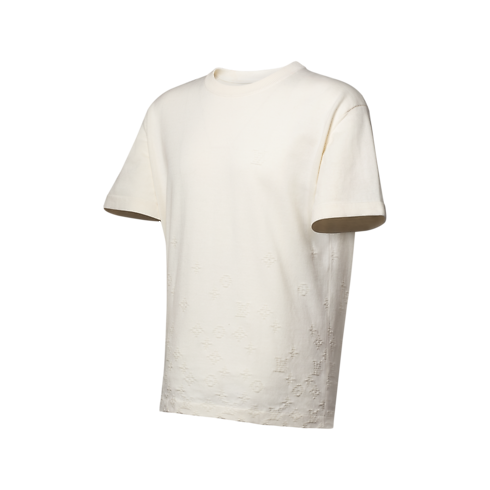 Ready-to-Wear Knitwear and Sweatshirts Gradient Signature Jacquard Short-Sleeved Crewneck | Louis Vuitton ® (Product zoom)