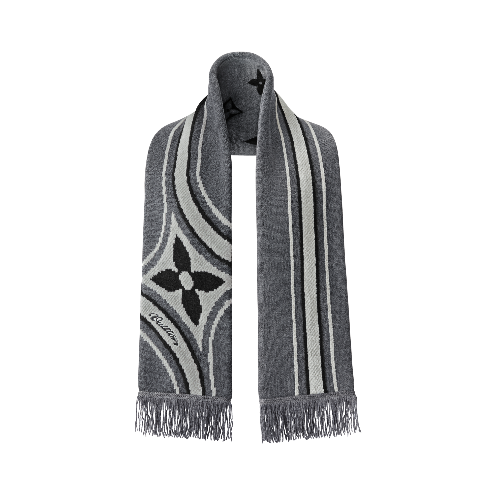 S00 Accessories Scarves Graphic Flower Scarf | Louis Vuitton ® (Product zoom)