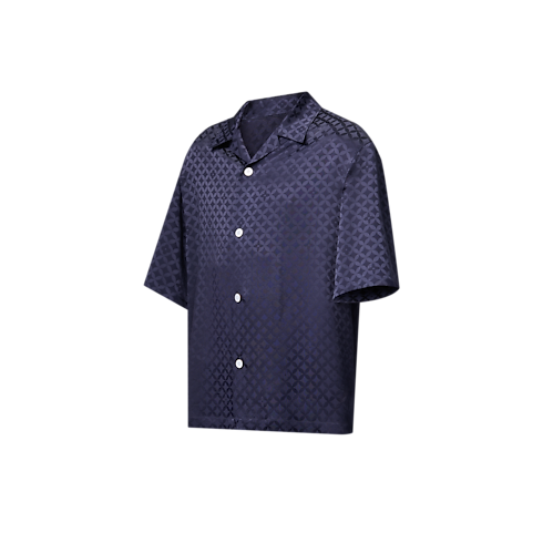 Ready-to-Wear Shirts Graphic Jacquard Short-Sleeved Shirt | Louis Vuitton ® (Product zoom)