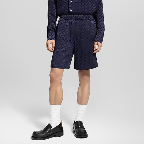 Ready-to-Wear Pants Graphic Jacquard Shorts | Louis Vuitton ® (Product zoom)