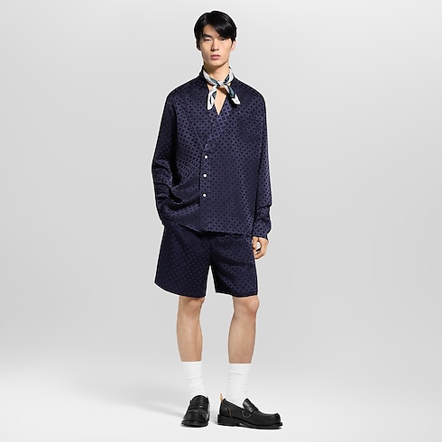 Ready-to-Wear Pants Graphic Jacquard Shorts | Louis Vuitton ® (Product zoom)