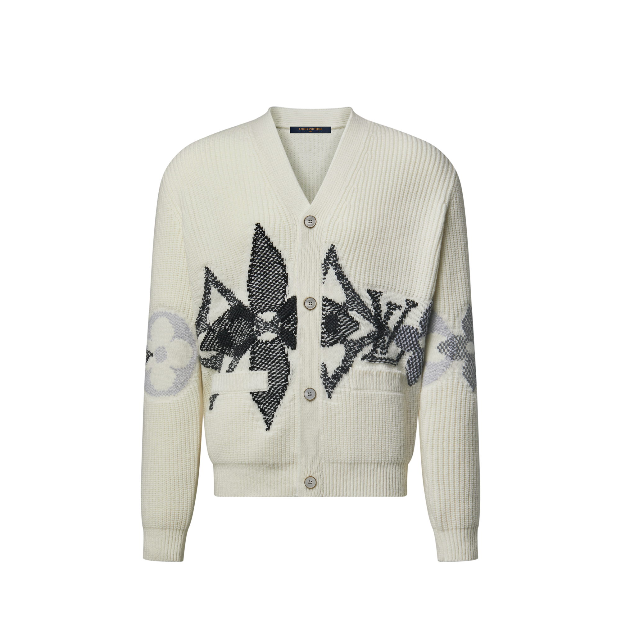 Graphic Knitted Cardigan