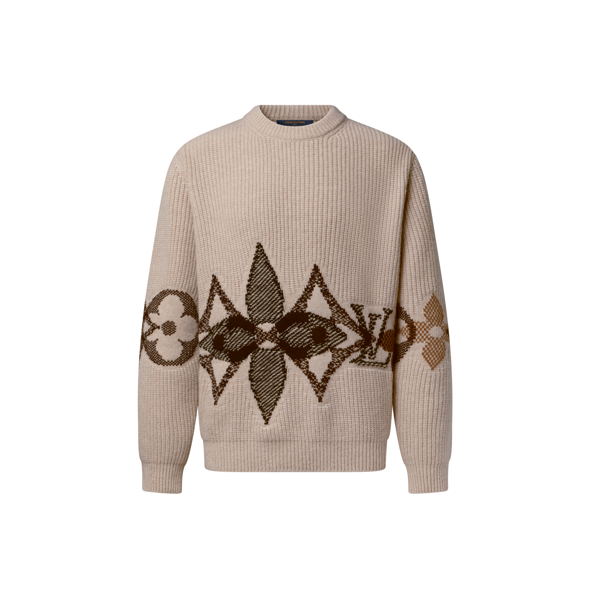  For Men LV Ski Graphic Knitted Crewneck | Louis Vuitton ® (Product zoom)