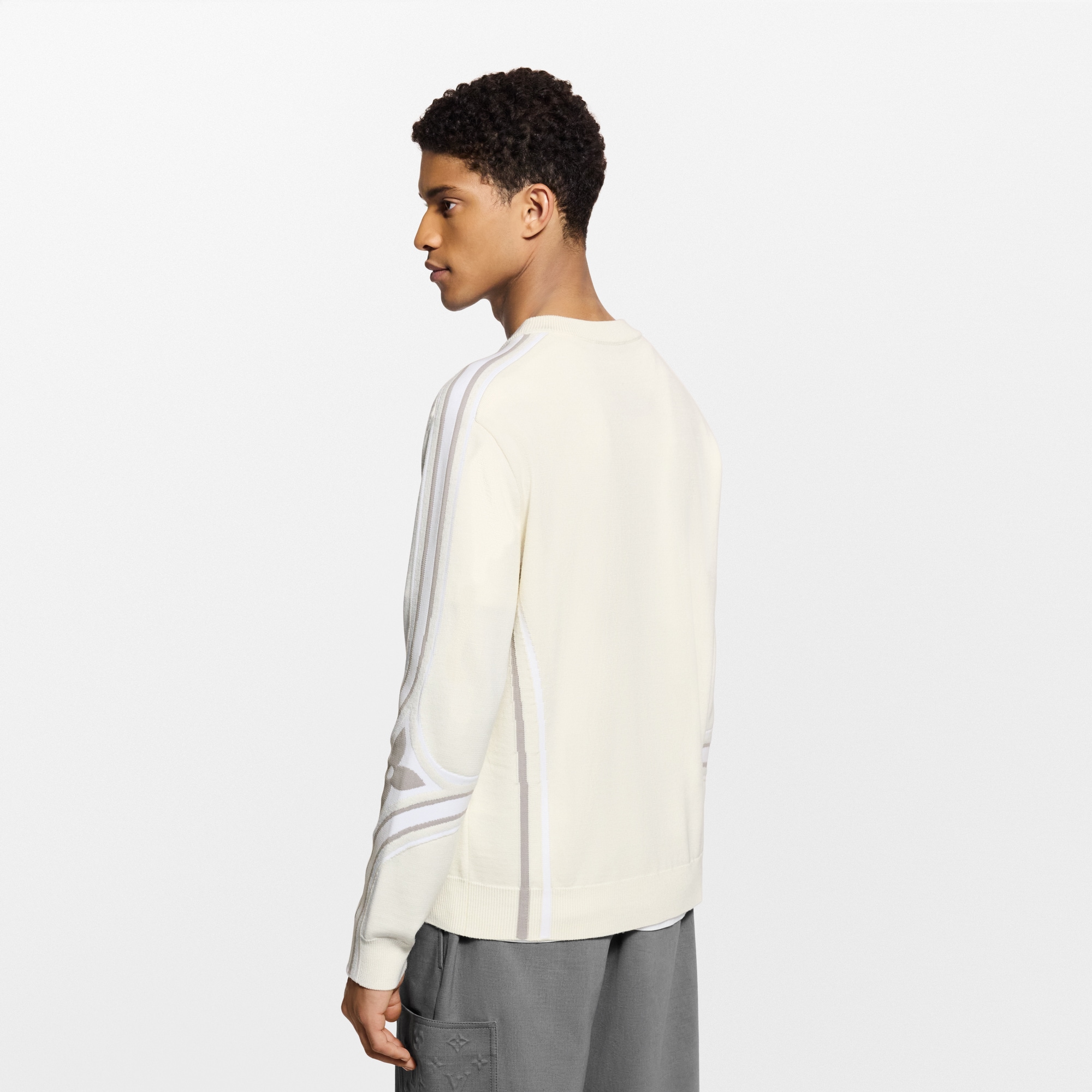  For Men LV Ski Graphic Knitted Crewneck | Louis Vuitton ® (Product zoom)