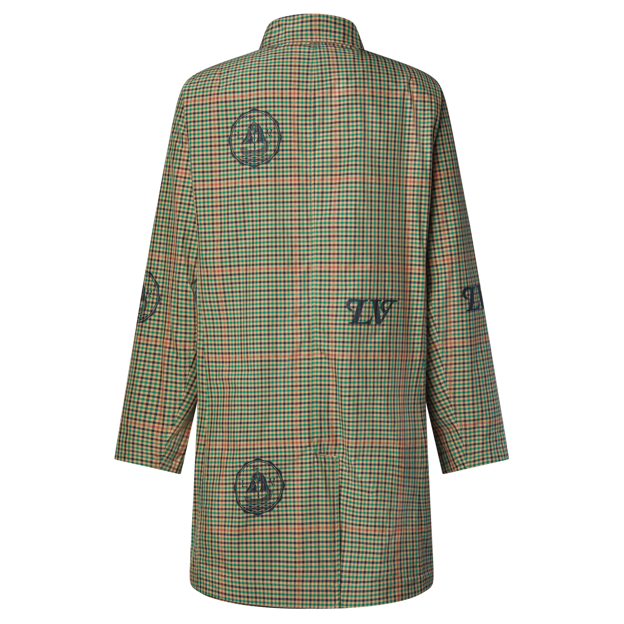 Graphic Reversible Raincoat