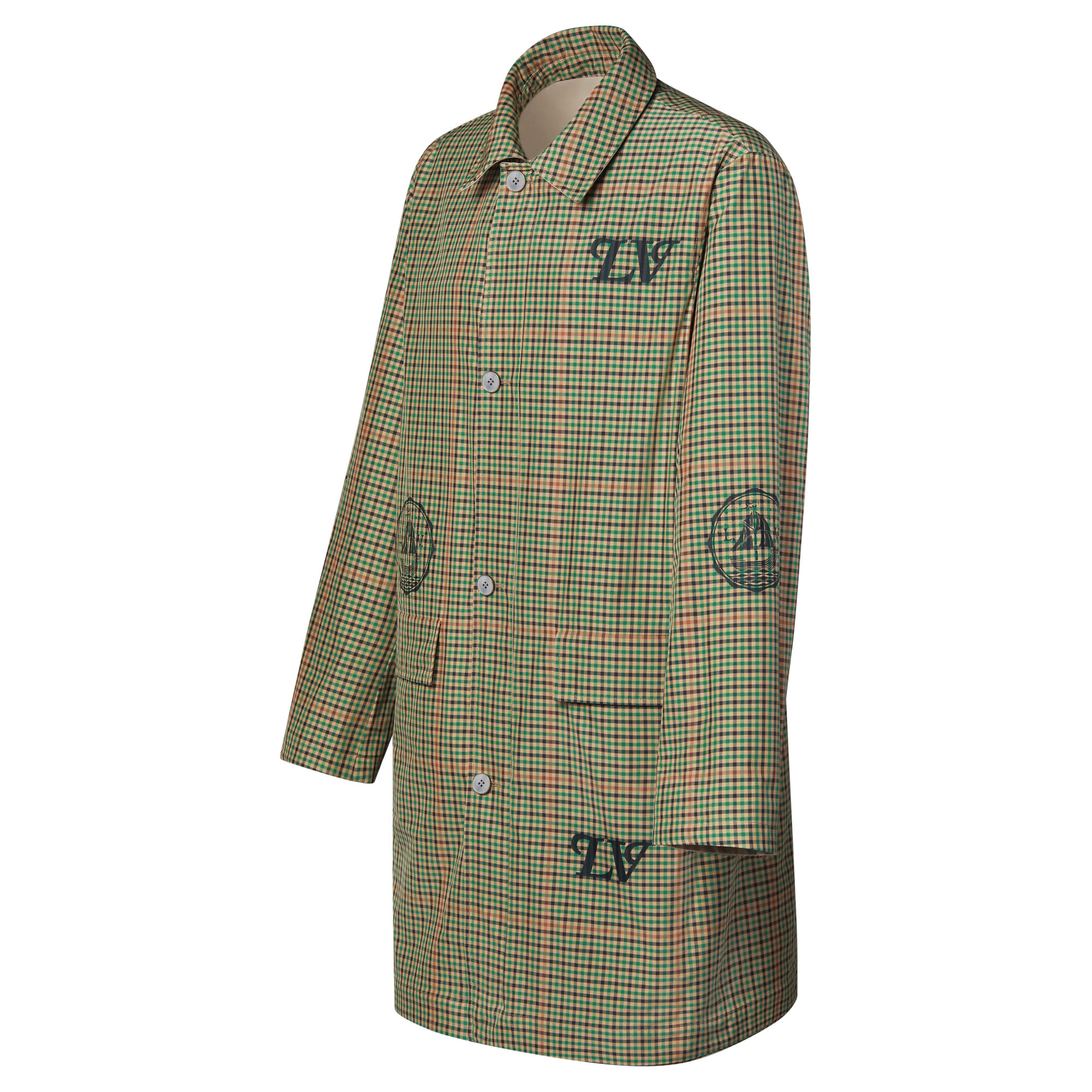 Graphic Reversible Raincoat