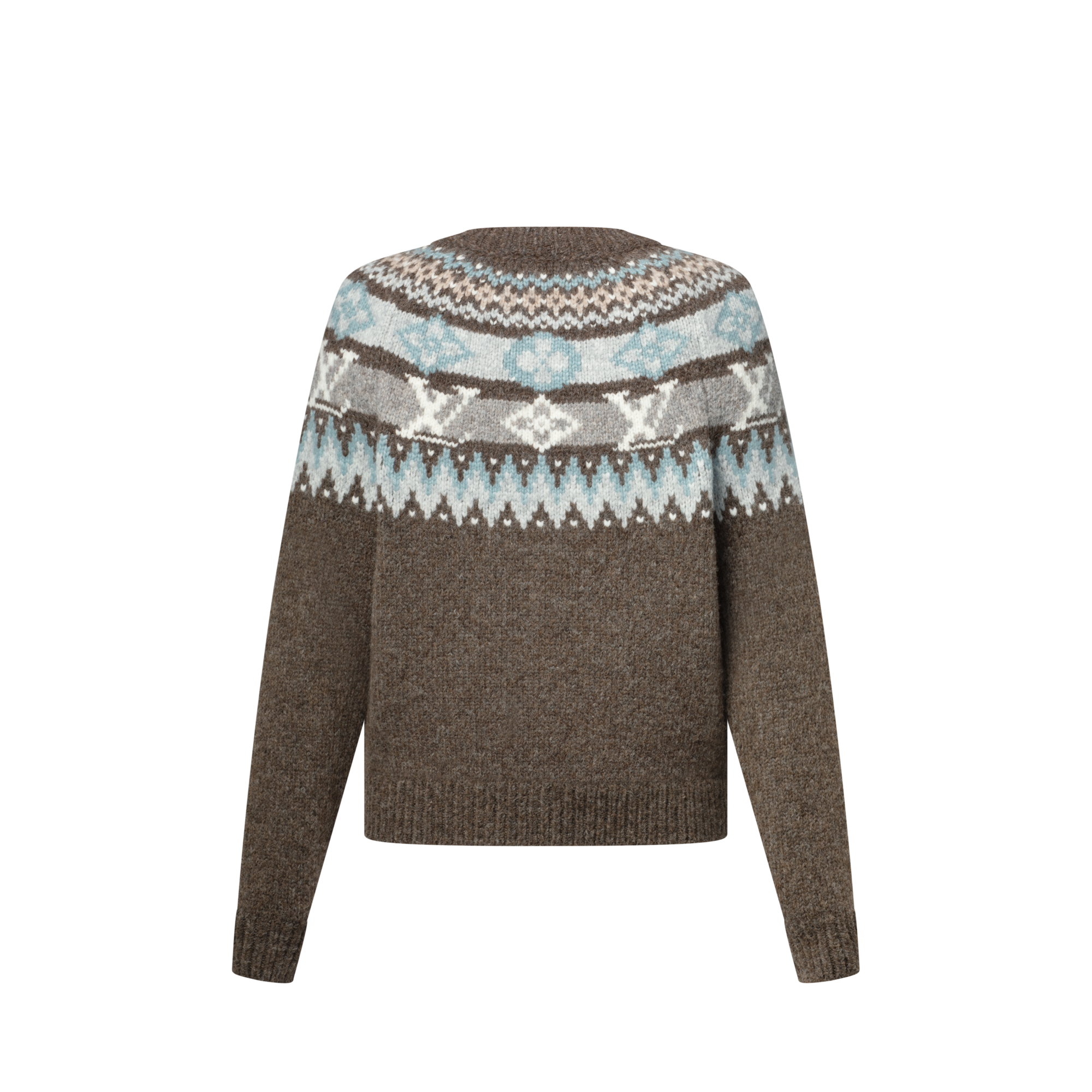  Ready-to-Wear Knitwear Graphic Signature Knit Pullover | Louis Vuitton ® (Product zoom)