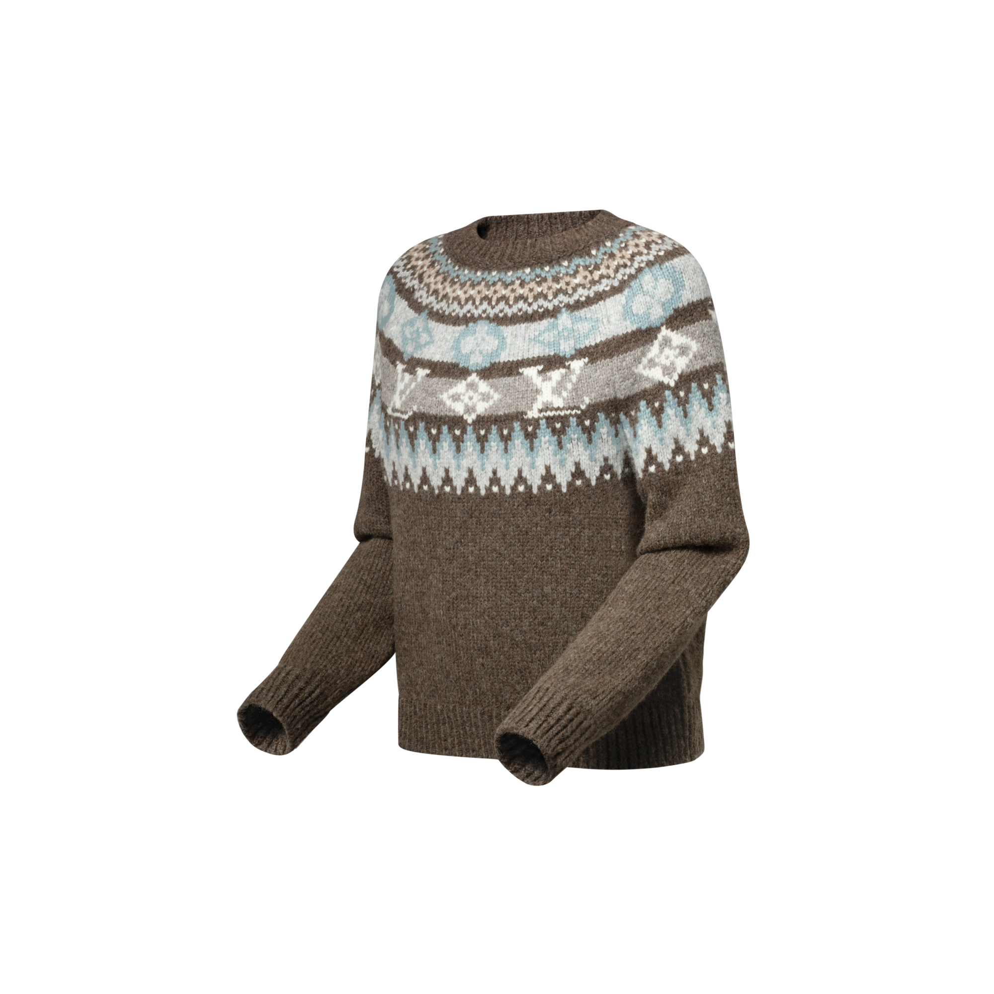  Ready-to-Wear Knitwear Graphic Signature Knit Pullover | Louis Vuitton ® (Product zoom)