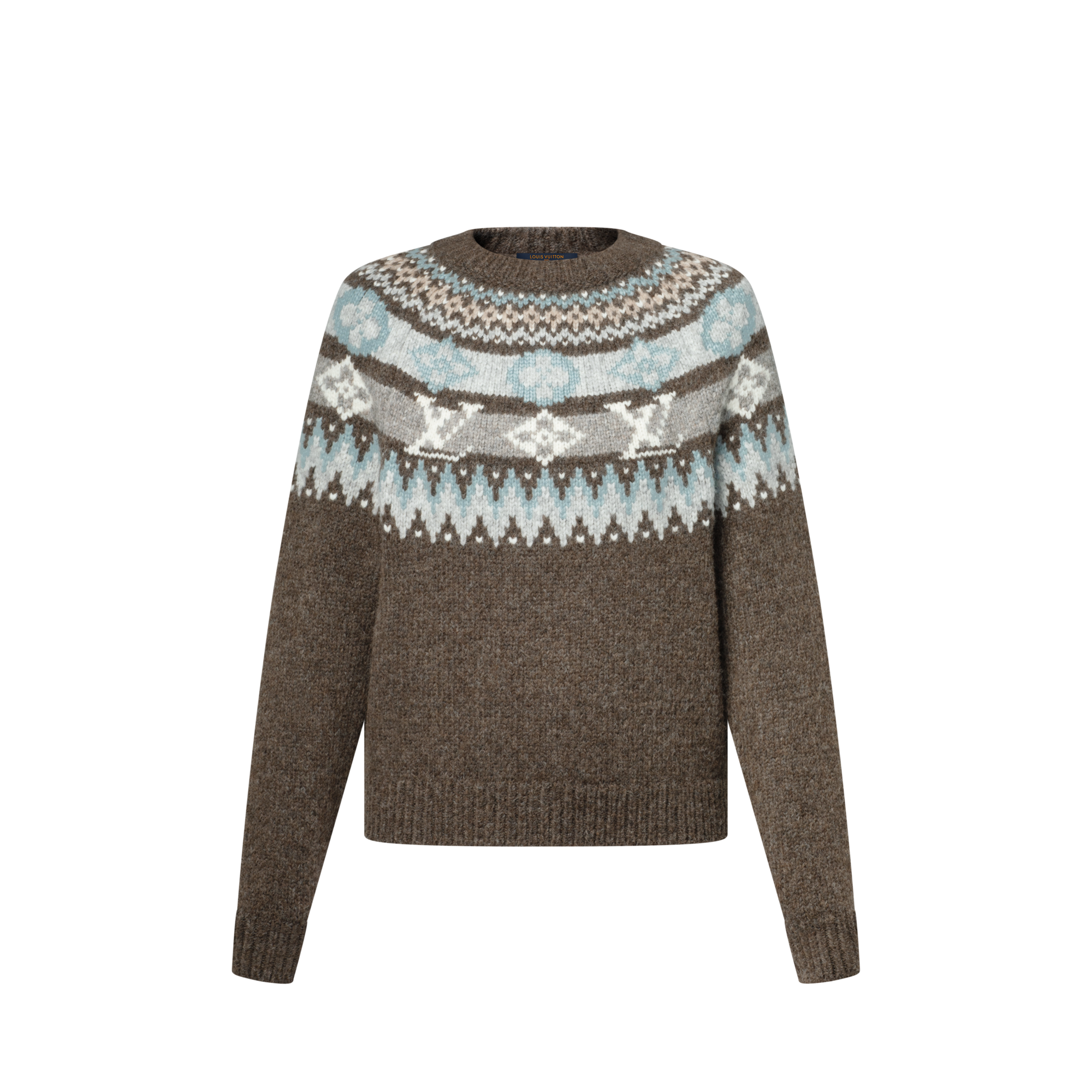  Ready-to-Wear Knitwear Graphic Signature Knit Pullover | Louis Vuitton ® (Product zoom)