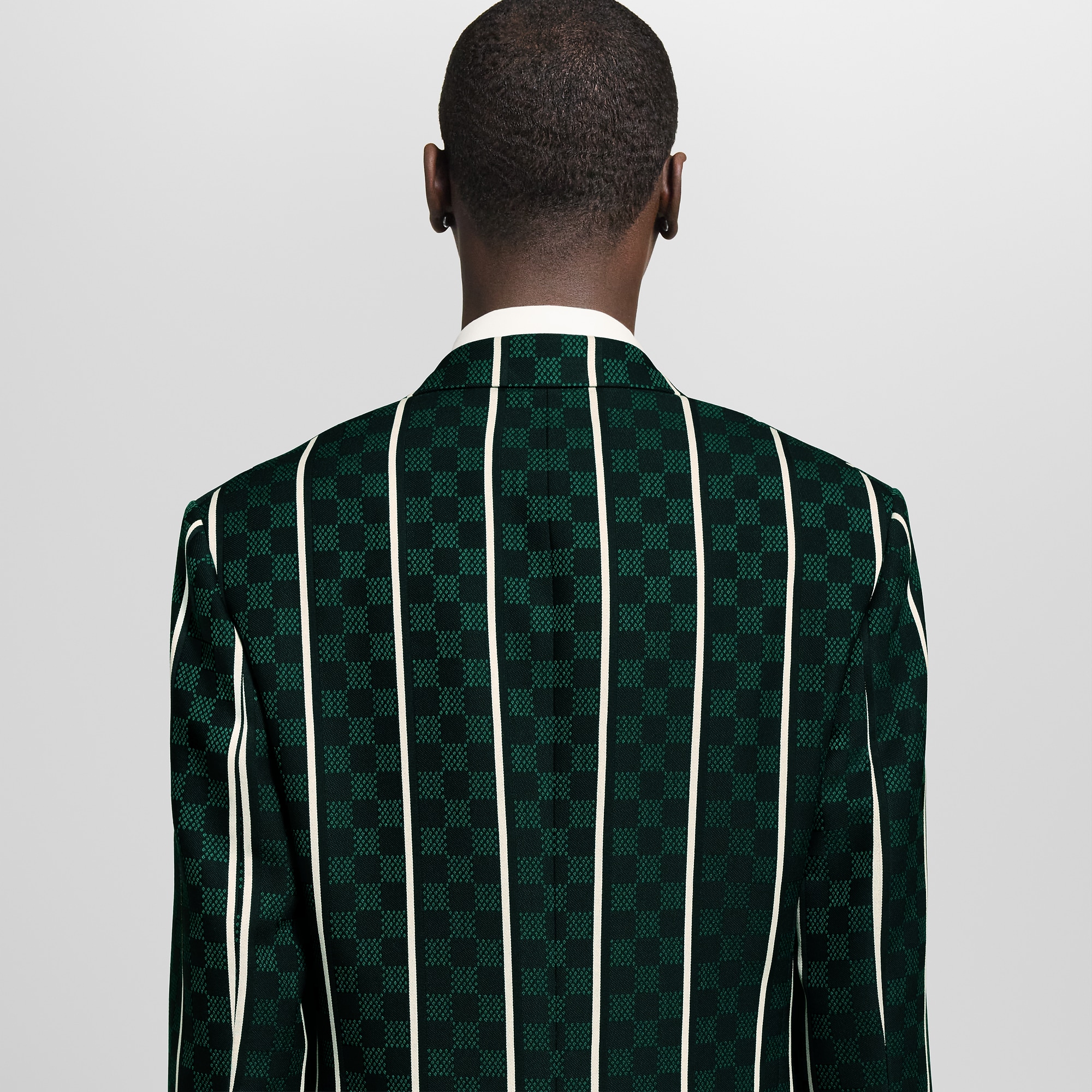 Graphic Tailored Single-Breasted City Jacket