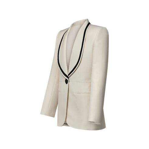 Ready-to-Wear Coats and Jackets Graphic Trim Blazer | Louis Vuitton ® (Product zoom)