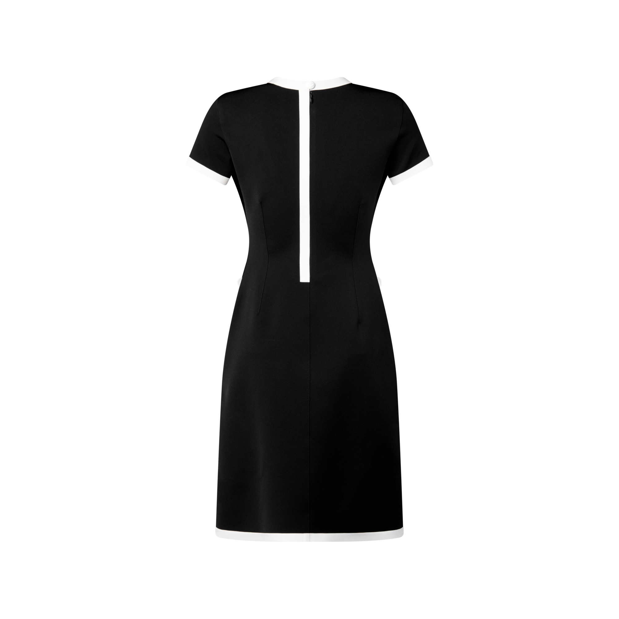 lv jersey dresses LOUIS VUITTON Graphic Trim Technical Dress Black. Size 34 Ombre Dresses