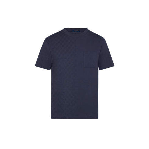Ready-to-Wear T-Shirts and Polos Half Damier Pocket T-Shirt | Louis Vuitton ® (Product zoom)